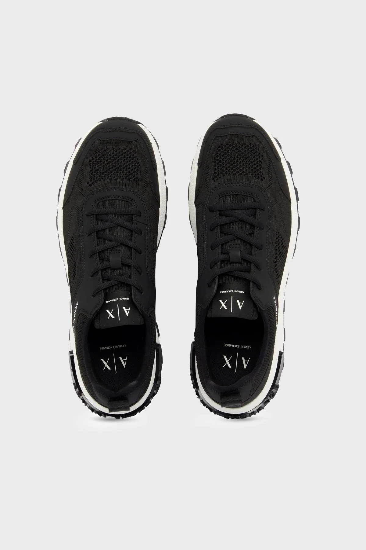 Armani Exchange Logolu Sneaker Erkek Ayakkabı XM003611 AF29101 UC001 Siyah - 6