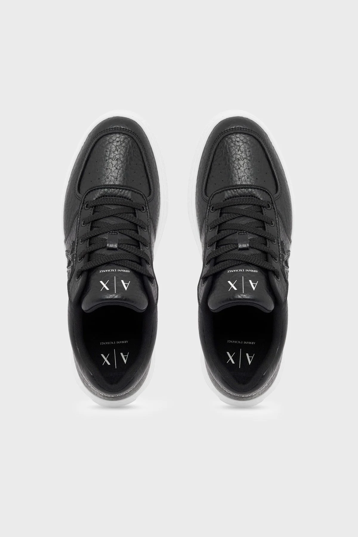 Armani Exchange Logolu Sneaker Erkek Ayakkabı XM003614 AF29103 UC001 Siyah - 3