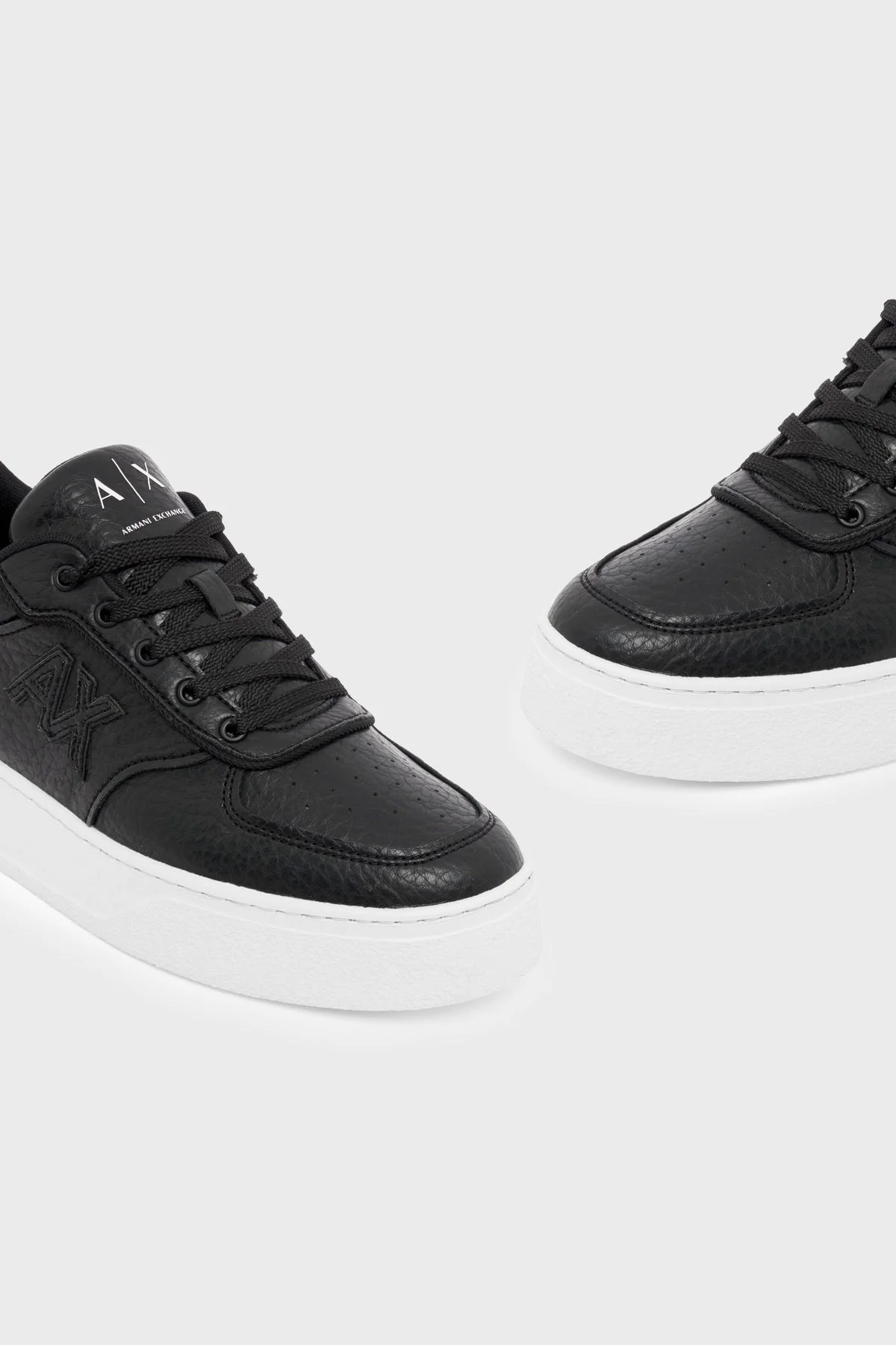 Armani Exchange Logolu Sneaker Erkek Ayakkabı XM003614 AF29103 UC001 Siyah - 5