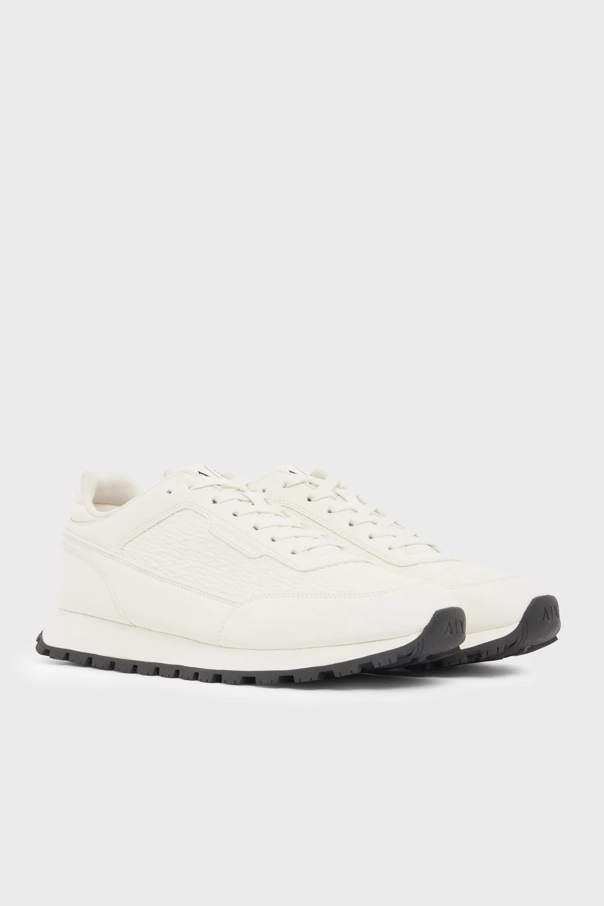 Armani Exchange Logolu Sneaker Erkek Ayakkabı XM003644 AF29408 U0003 Beyaz - 2