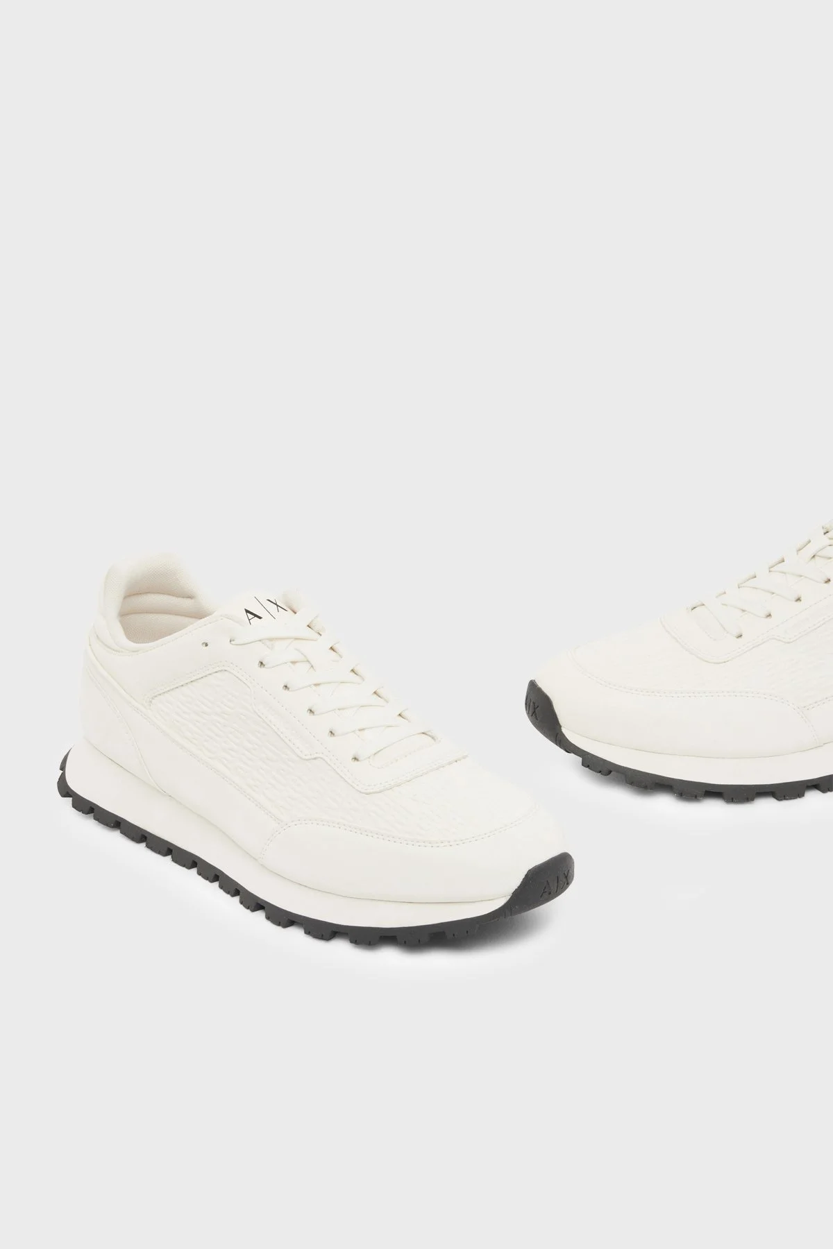 Armani Exchange Logolu Sneaker Erkek Ayakkabı XM003644 AF29408 U0003 Beyaz - 5