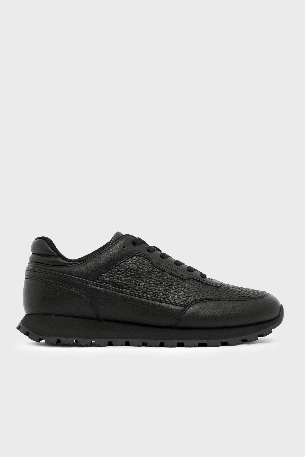 Armani Exchange Logolu Sneaker Erkek Ayakkabı XM003644 AF29408 UC001 Siyah - 1