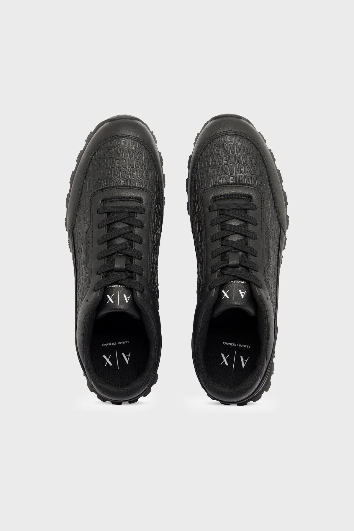 Armani Exchange Logolu Sneaker Erkek Ayakkabı XM003644 AF29408 UC001 Siyah - 3