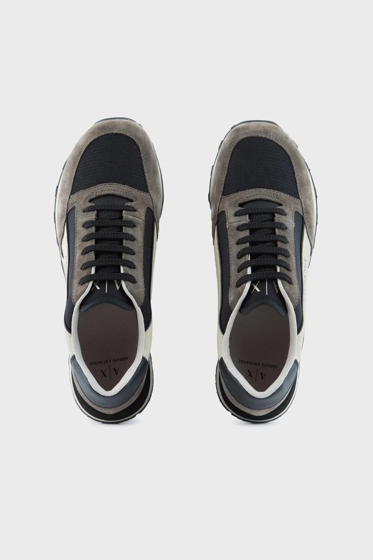 Armani Exchange Logolu Sneaker Erkek Ayakkabı XUX083 XV263 T080 SİYAH - 3