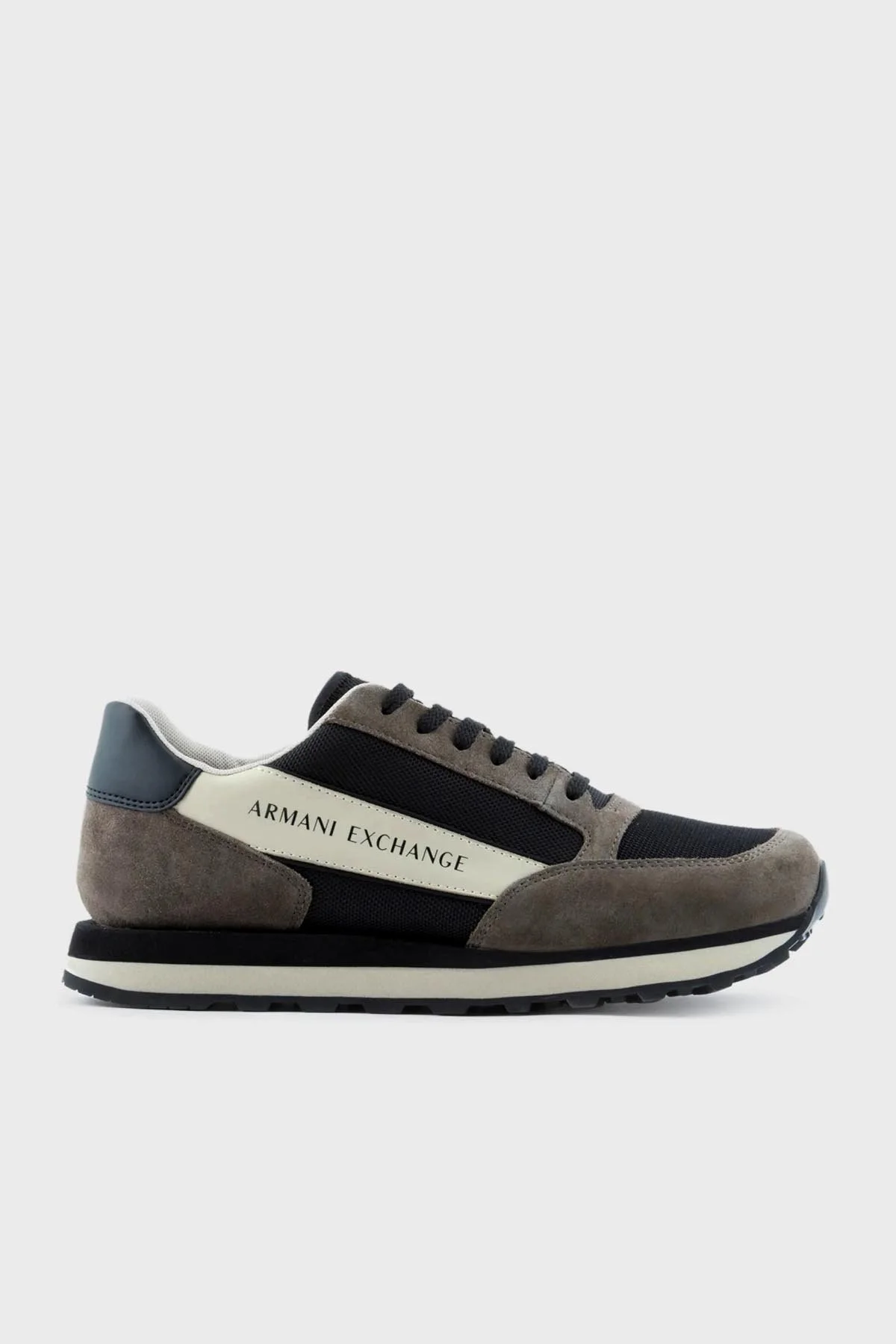 Armani Exchange Logolu Sneaker Erkek Ayakkabı XUX083 XV263 T080 SİYAH - 1