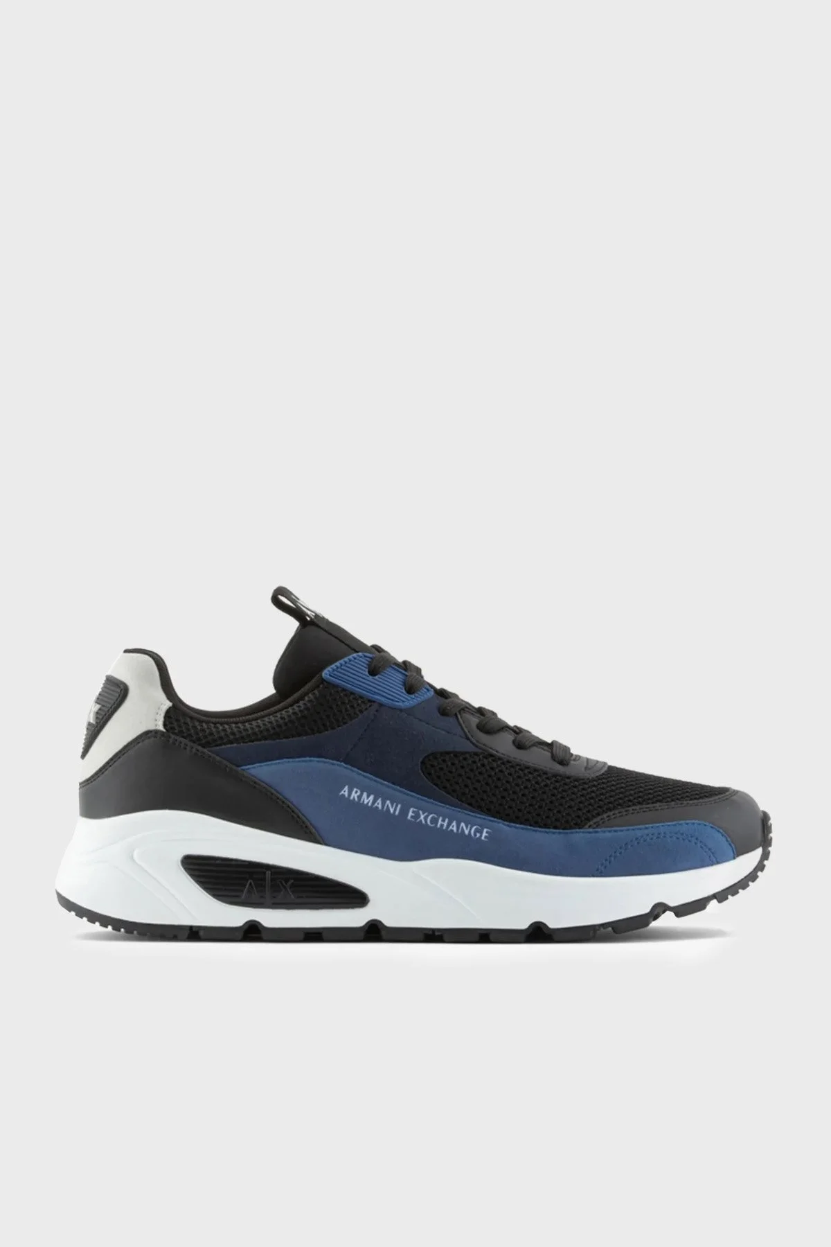 Armani Exchange Logolu Sneaker Erkek Ayakkabı XUX121 XV540 K521 SİYAH - 1
