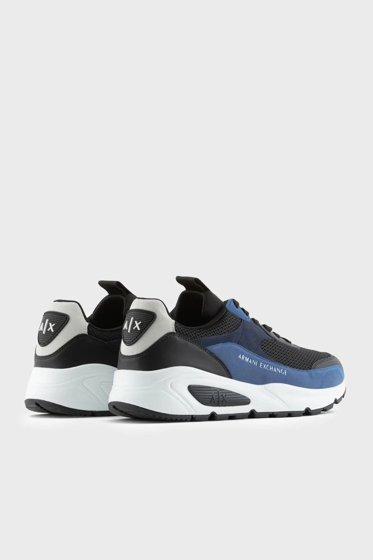 Armani Exchange Logolu Sneaker Erkek Ayakkabı XUX121 XV540 K521 SİYAH - 3