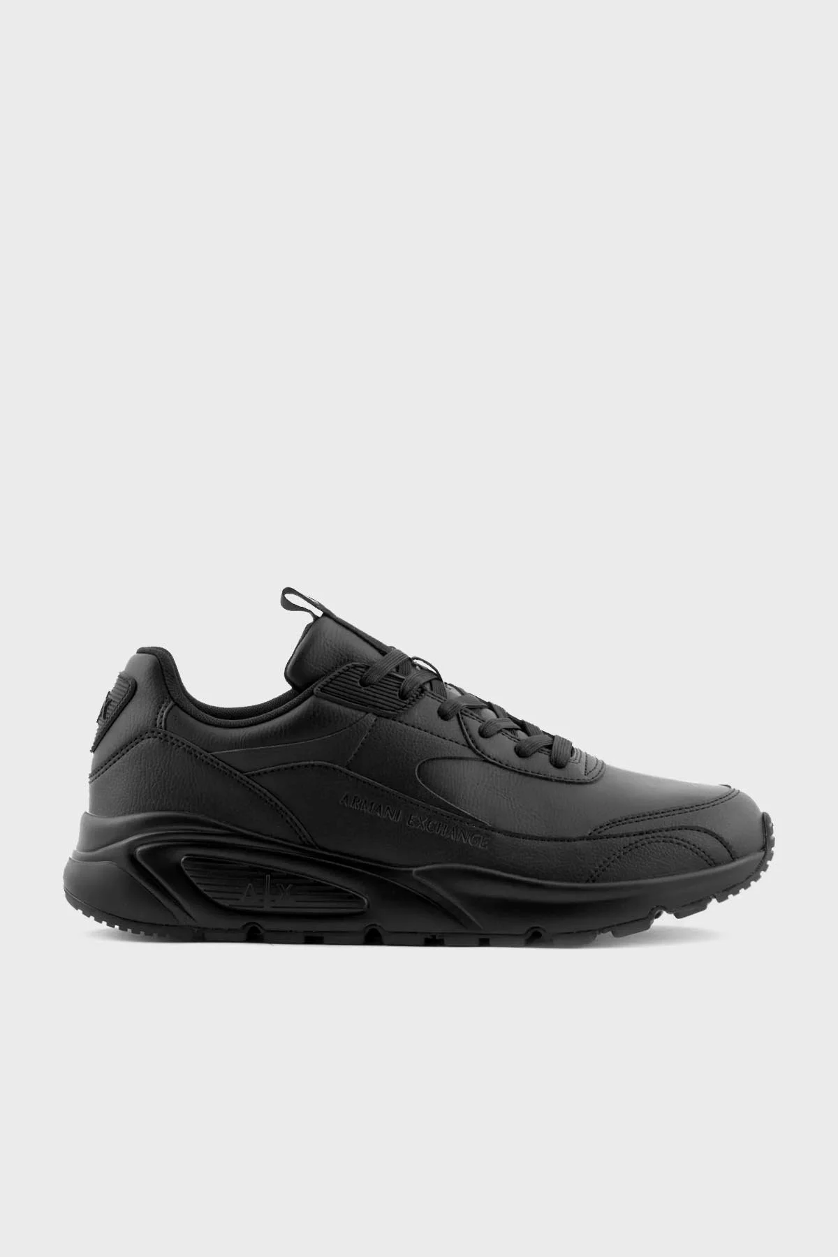 Armani Exchange Logolu Sneaker Erkek Ayakkabı XUX121 XV768 00002 SİYAH - 1