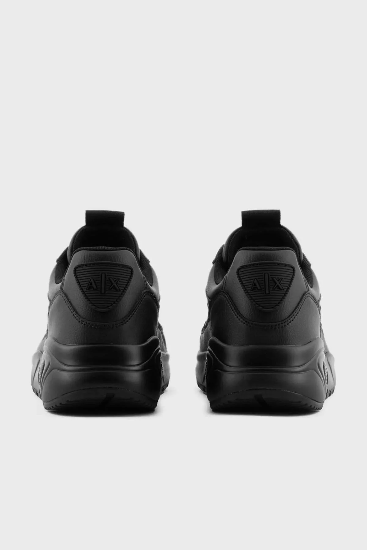Armani Exchange Logolu Sneaker Erkek Ayakkabı XUX121 XV768 00002 SİYAH - 4