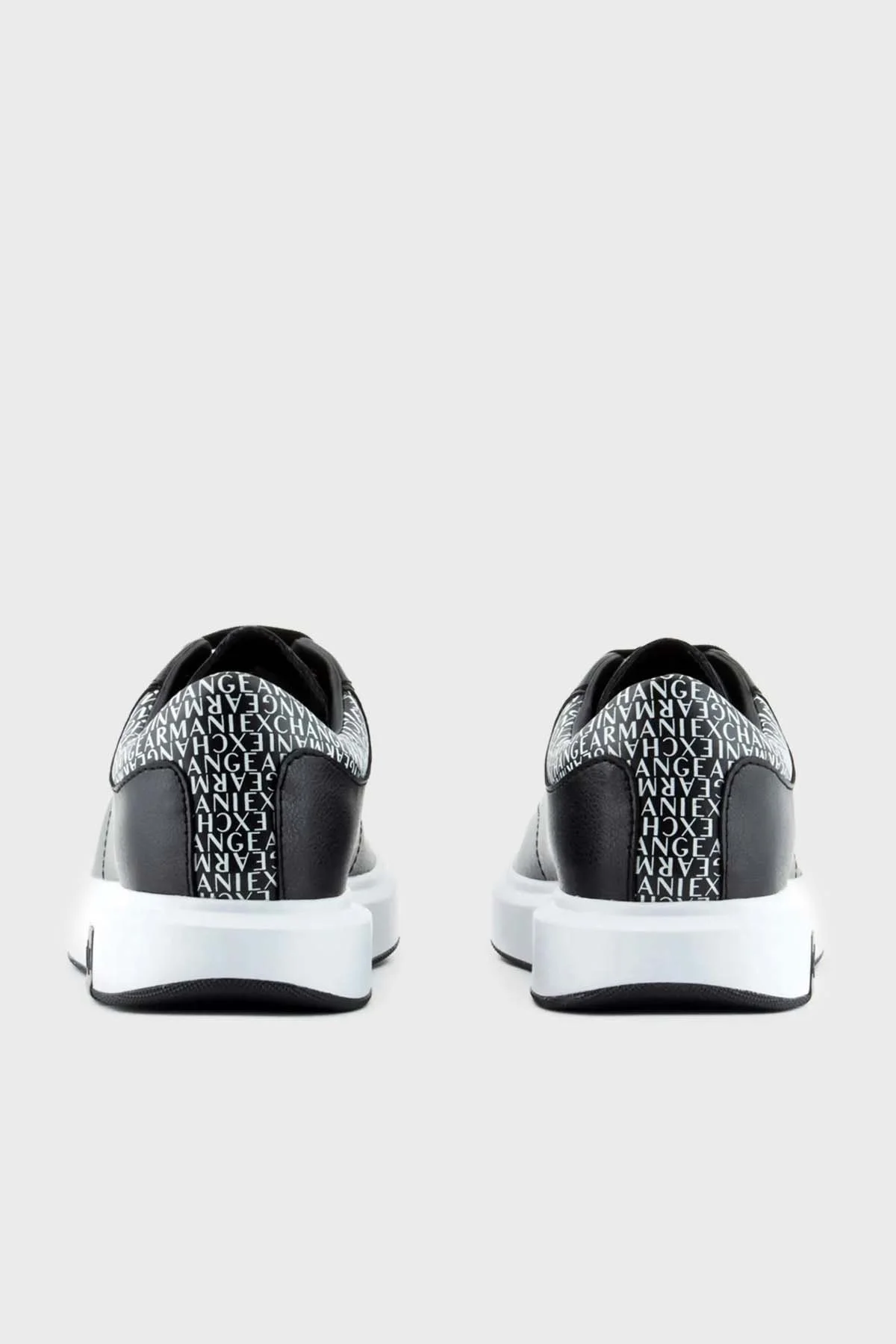 Armani Exchange Logolu Sneaker Erkek Ayakkabı XUX123 XV761 00002 SİYAH - 4