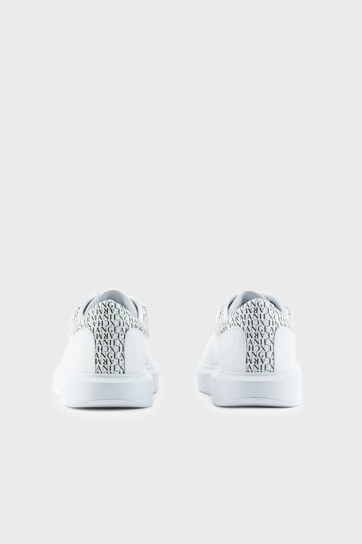 Armani Exchange Logolu Sneaker Erkek Ayakkabı XUX123 XV761 01015 BEYAZ - 4