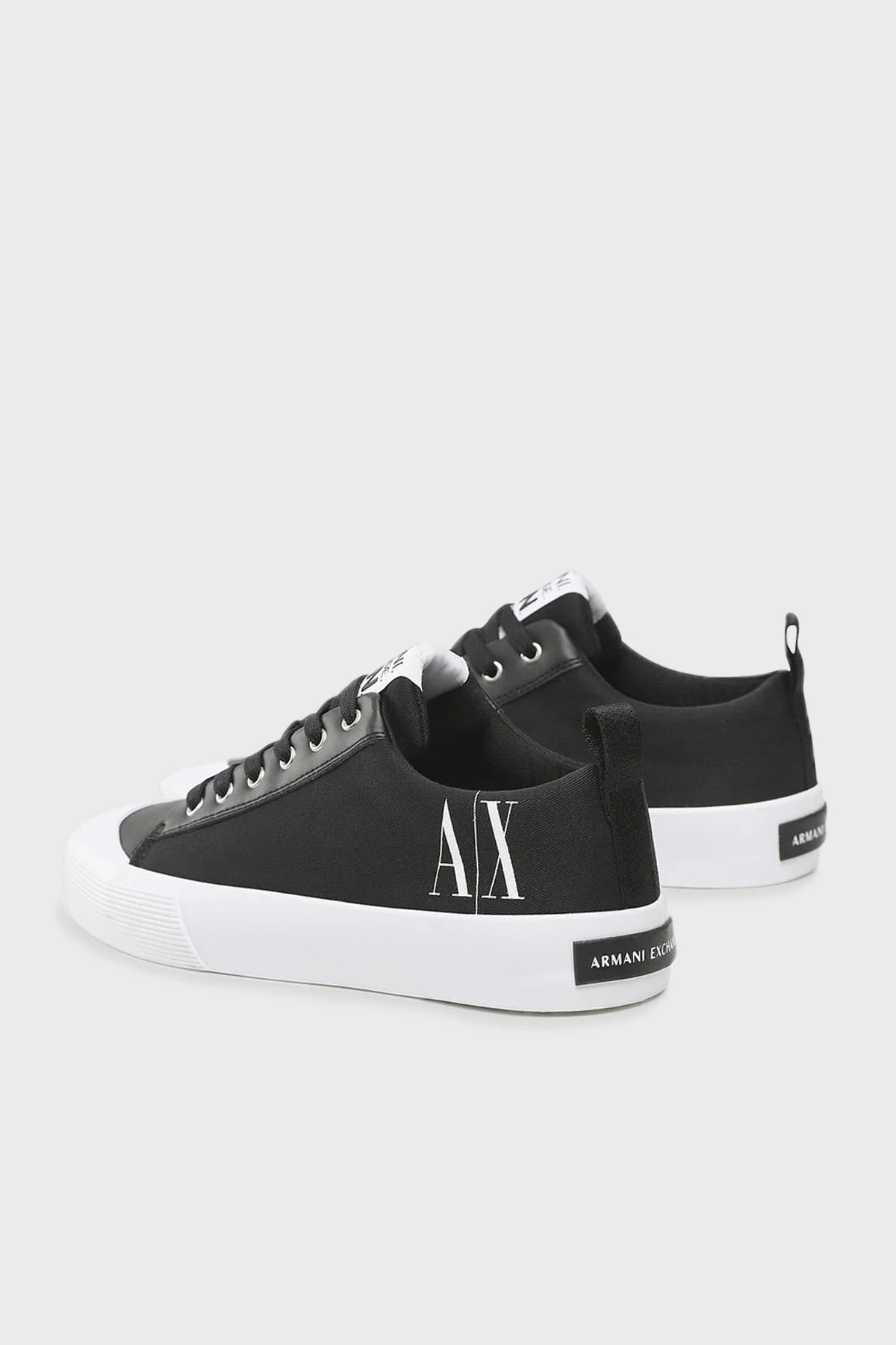 Armani Exchange Logolu Sneaker Erkek Ayakkabı XUX140 XV591 00002 SİYAH - 3