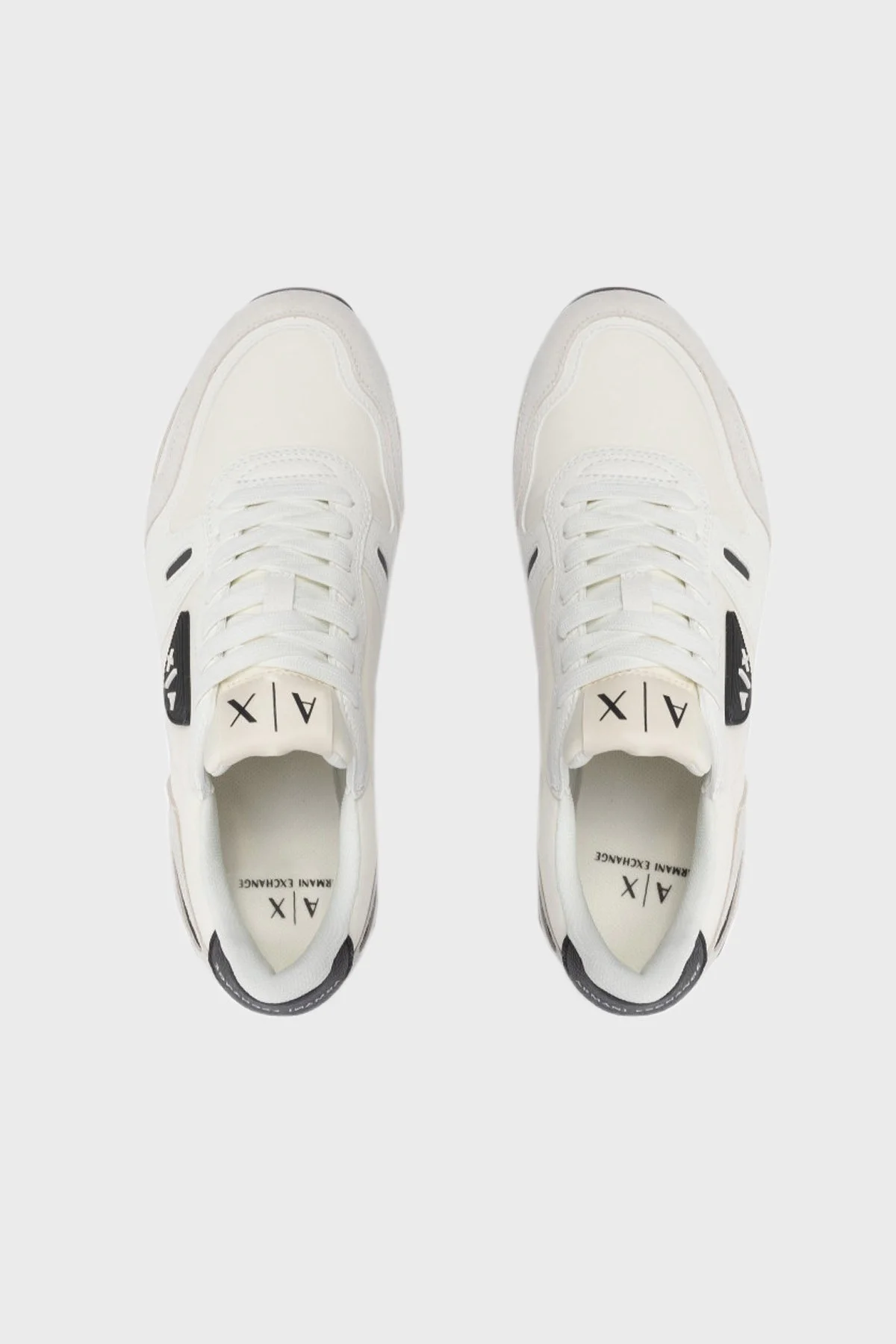 Armani Exchange Logolu Sneaker Erkek Ayakkabı XUX149 XV607 N480 BEJ - 5