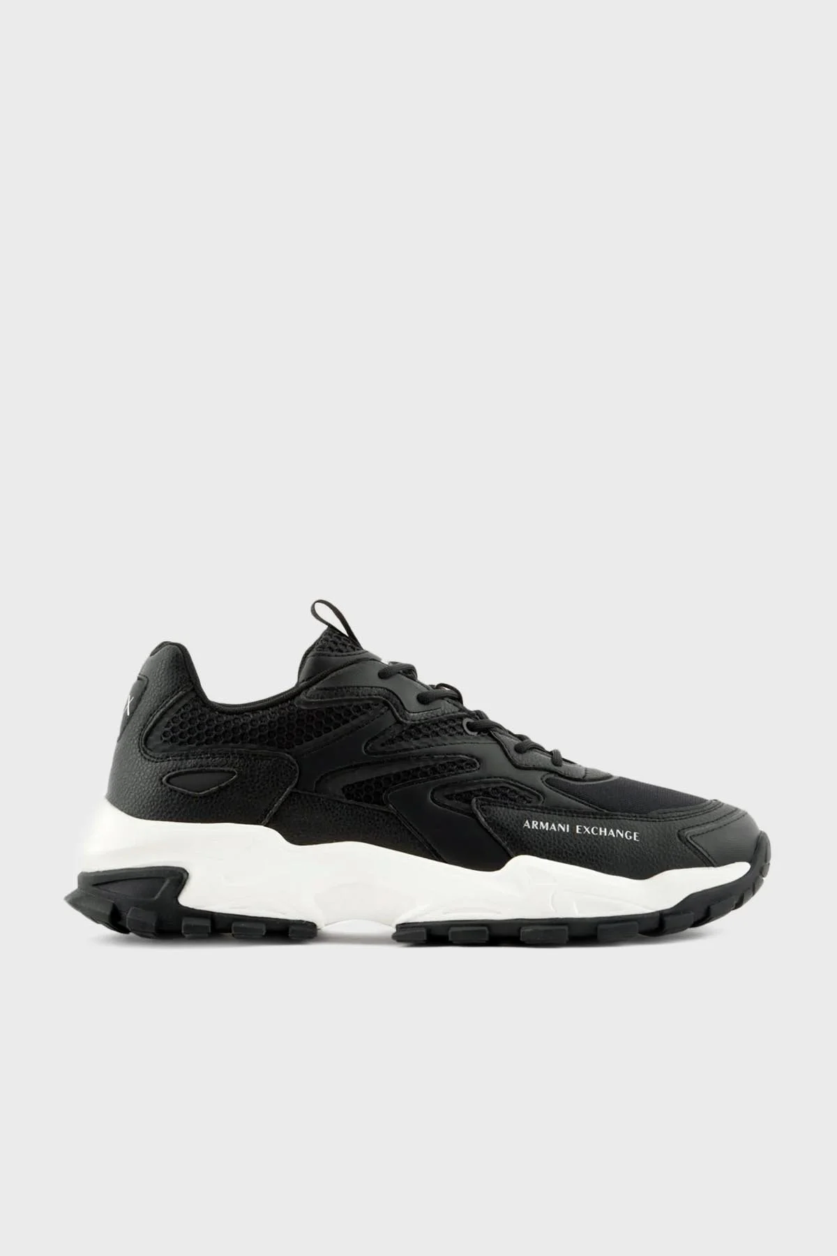 Armani Exchange Logolu Sneaker Erkek Ayakkabı XUX159 XV642 N814 SİYAH - 1