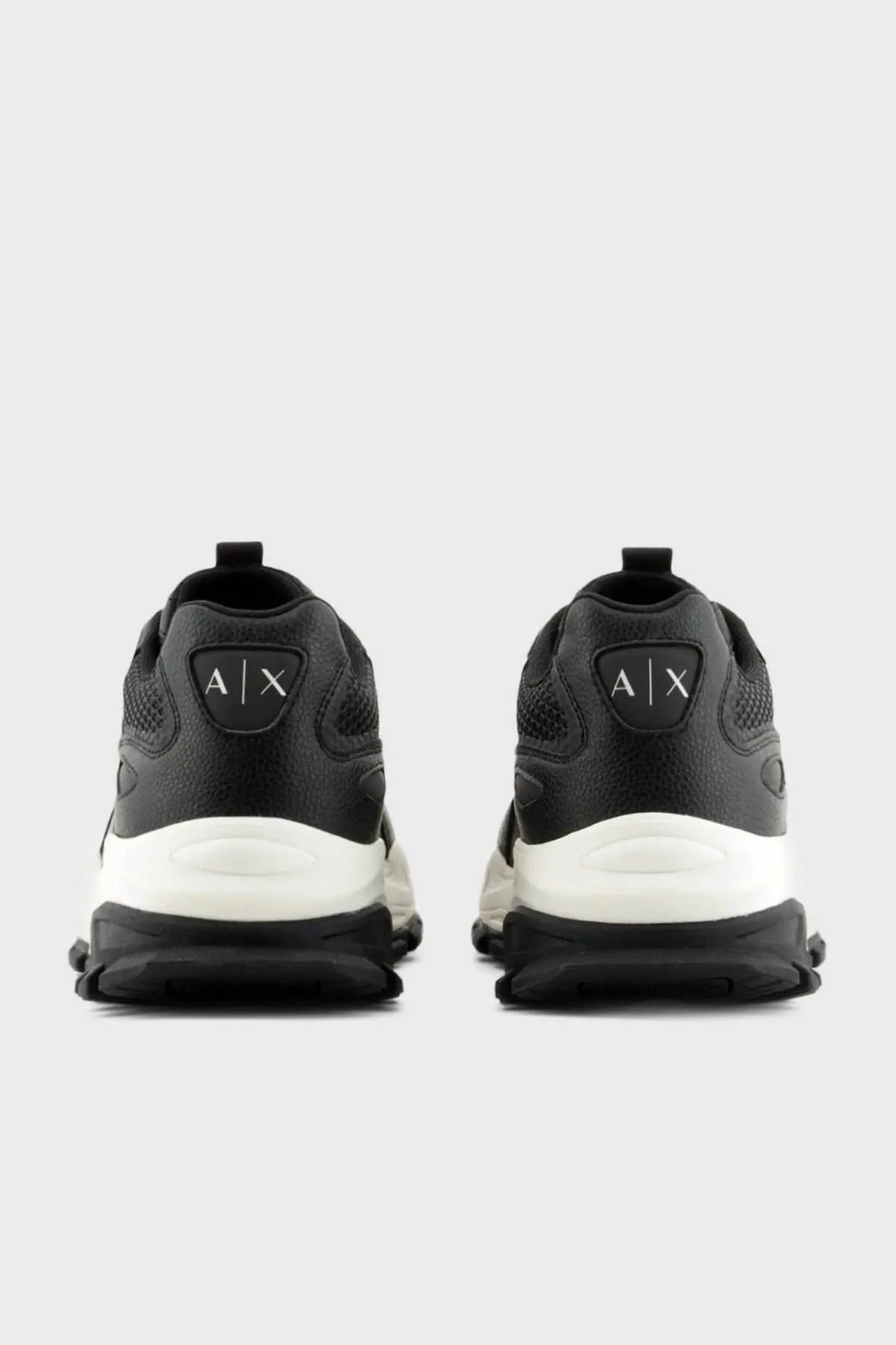 Armani Exchange Logolu Sneaker Erkek Ayakkabı XUX159 XV642 N814 SİYAH - 4