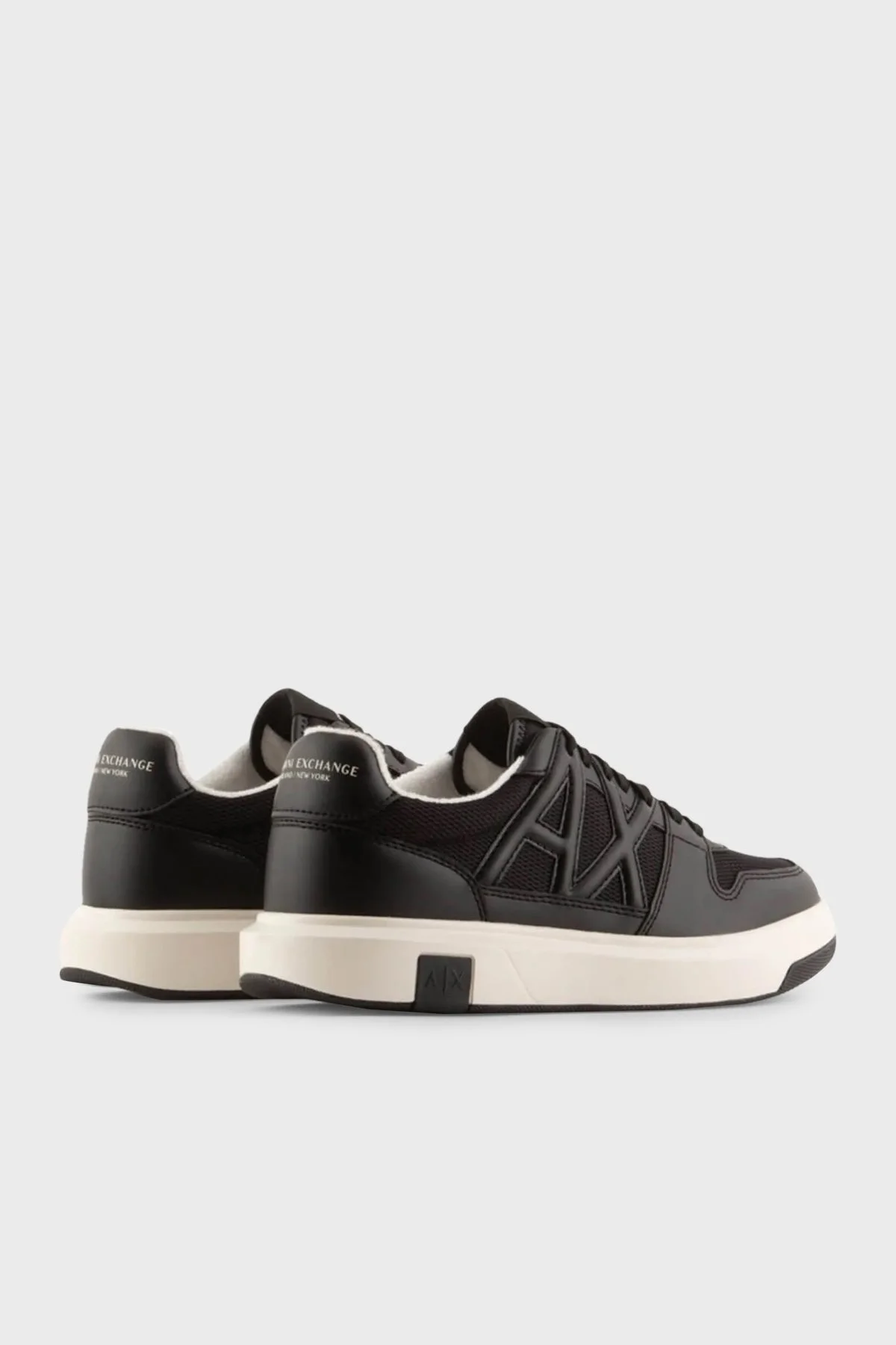 Armani Exchange Logolu Sneaker Erkek Ayakkabı XUX161 XV645 00002 SİYAH - 3