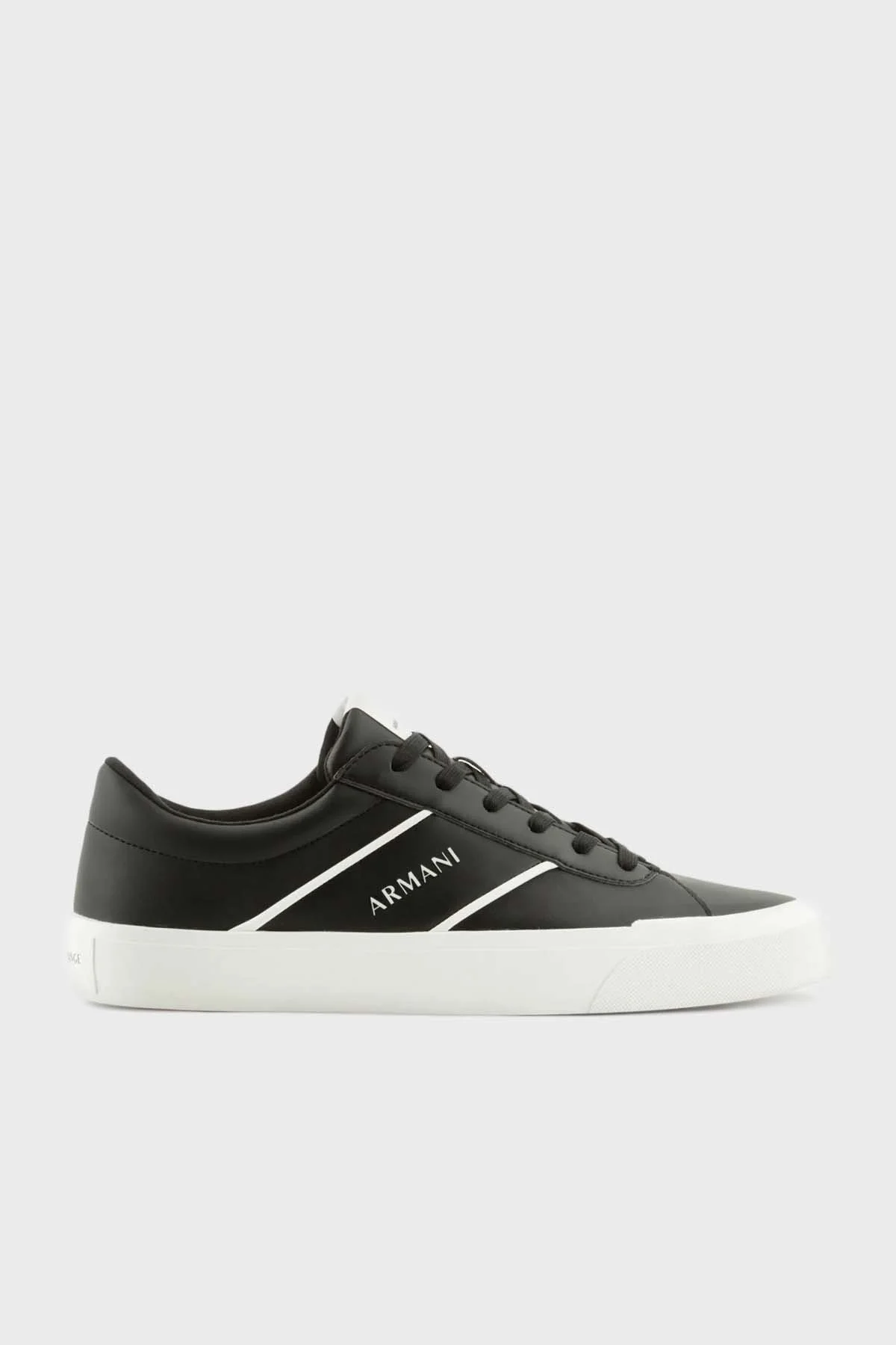 Armani Exchange Logolu Sneaker Erkek Ayakkabı XUX165 XV758 S277 SİYAH - 1