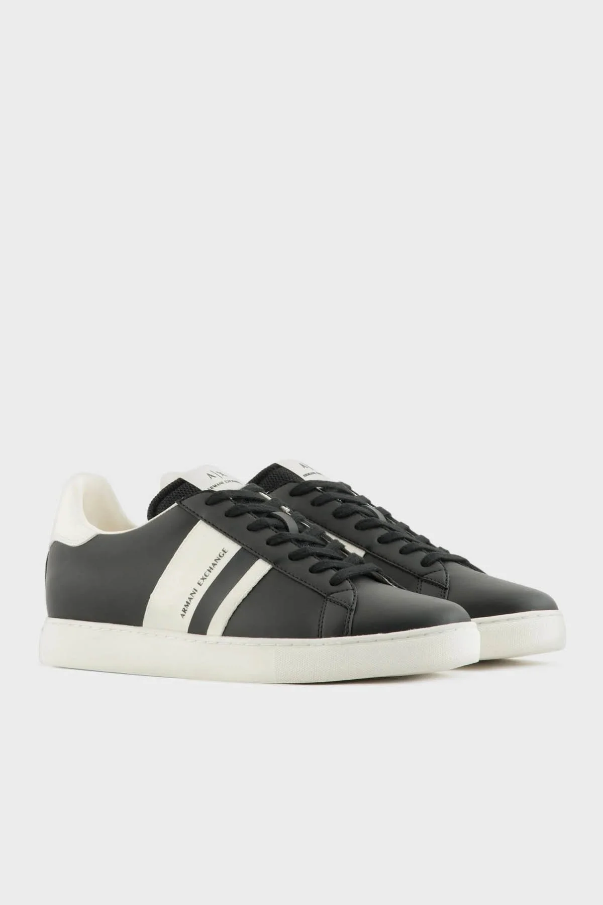 Armani Exchange Logolu Sneaker Erkek Ayakkabı XUX173 XV666 N814 SİYAH - 8