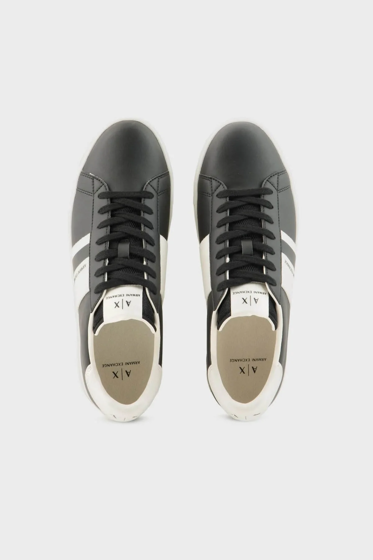Armani Exchange Logolu Sneaker Erkek Ayakkabı XUX173 XV666 N814 SİYAH - 9