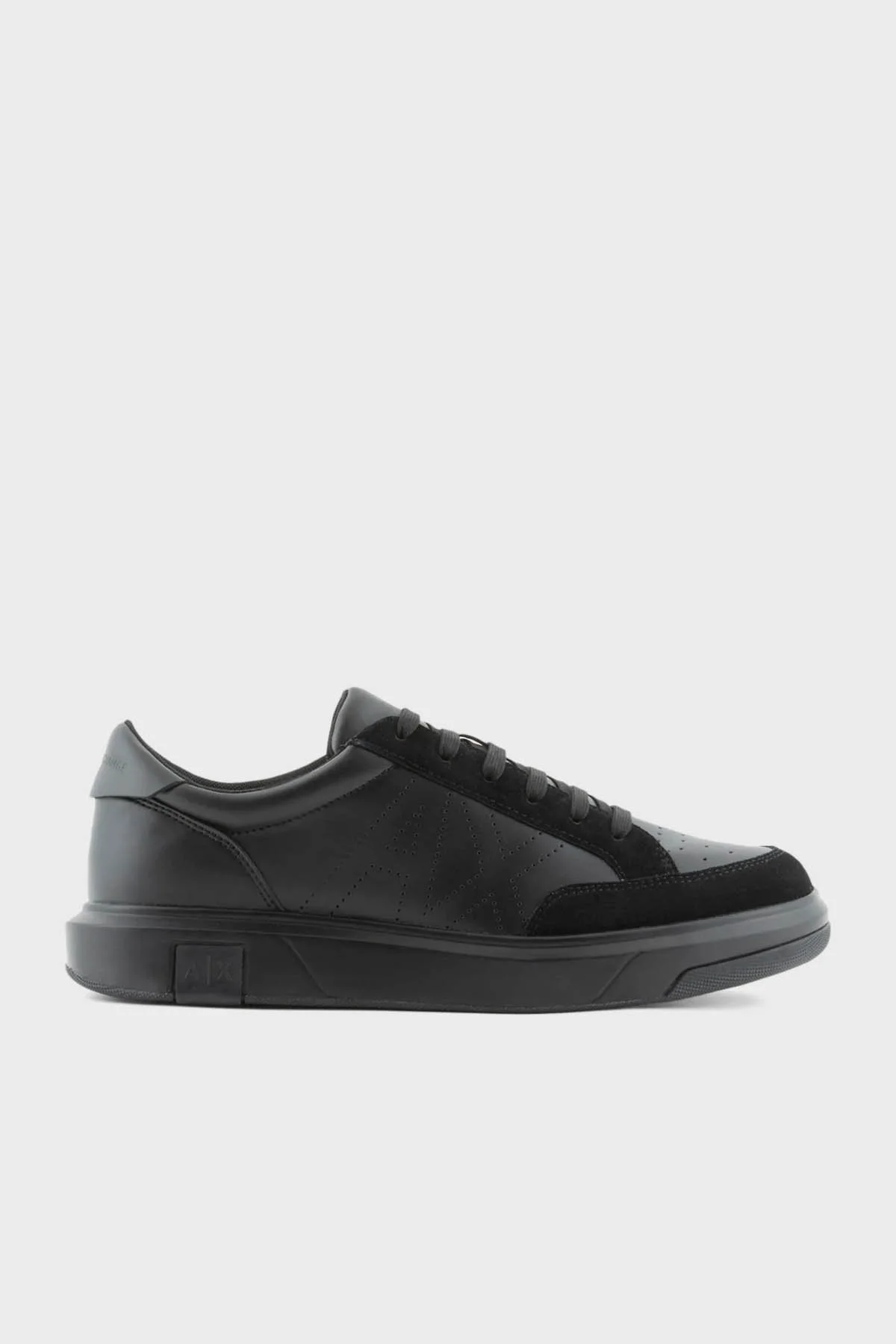 Armani Exchange Logolu Sneaker Erkek Ayakkabı XUX177 XV762 K001 SİYAH - 7