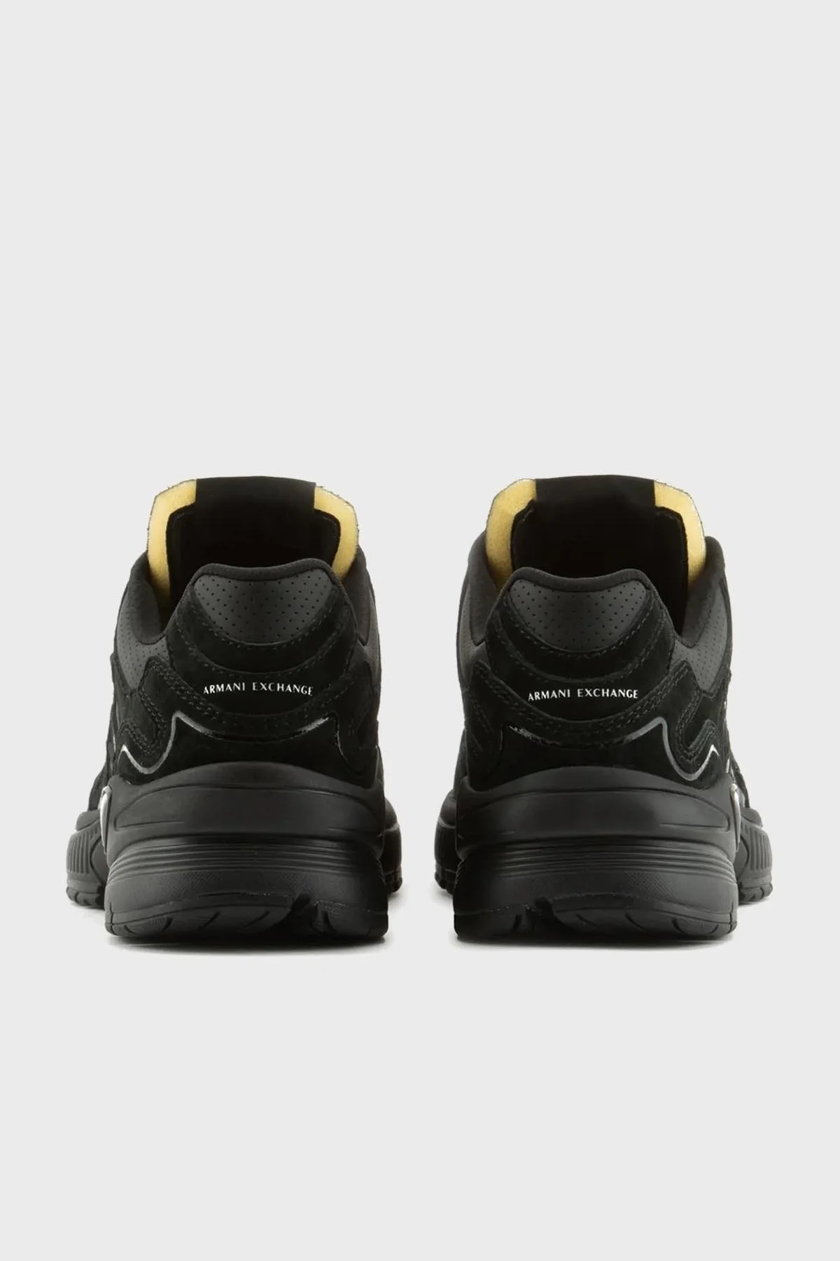 Armani Exchange Logolu Sneaker Erkek Ayakkabı XUX188 XV775 K001 SİYAH - 10