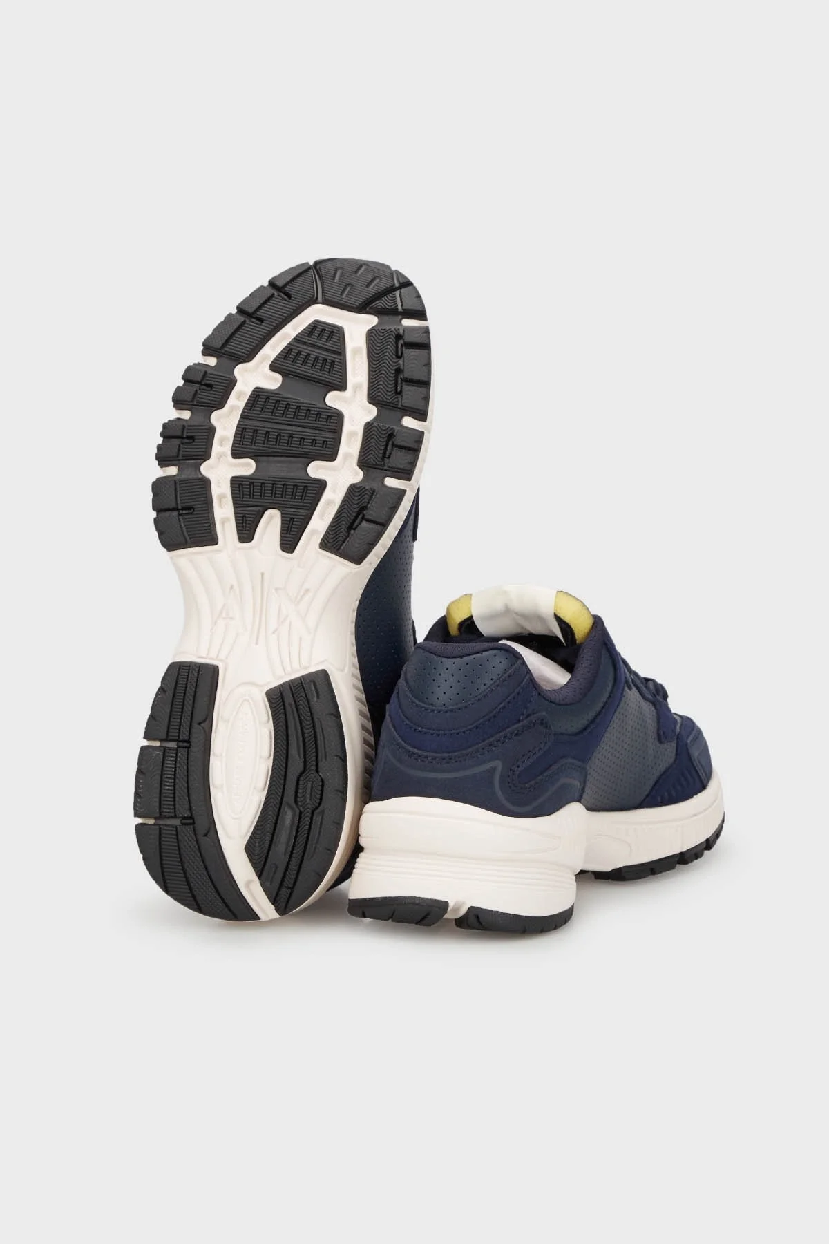 Armani Exchange Logolu Sneaker Erkek Ayakkabı XUX188 XV775 T038 LACİVERT - 4