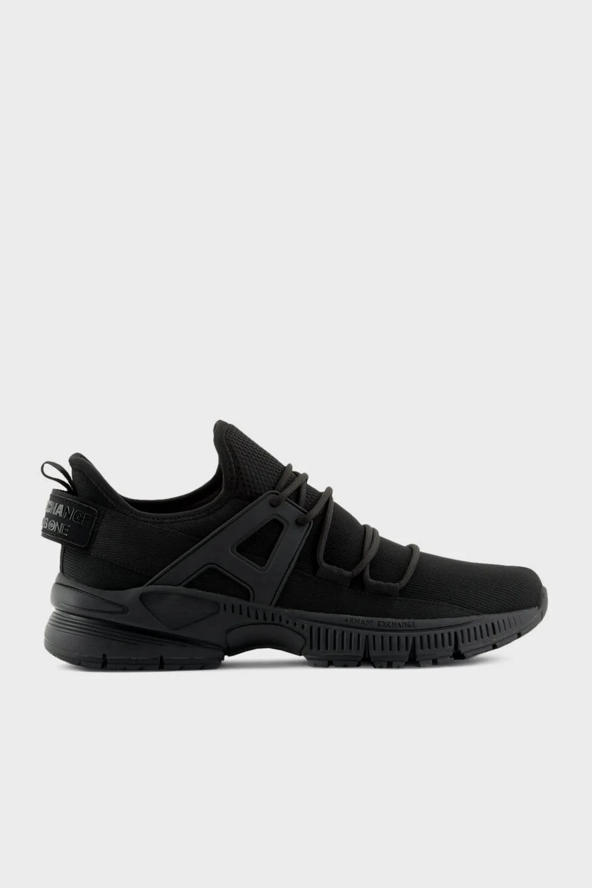 Armani Exchange Logolu Sneaker Erkek Ayakkabı XUX190 XV777 00002 SİYAH - 1