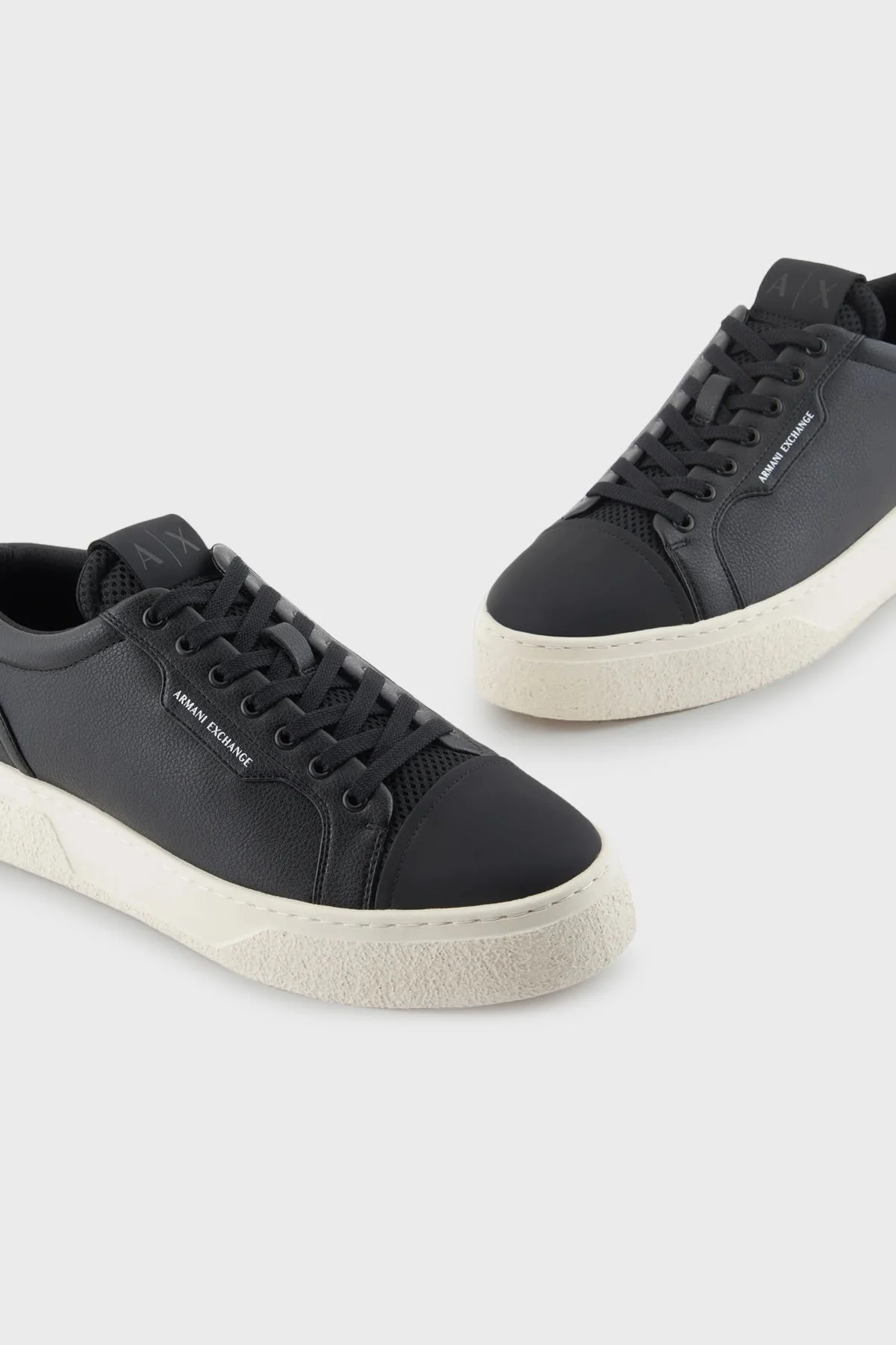Armani Exchange Logolu Sneaker Erkek Ayakkabı XUX195 XV794 00002 SİYAH - 5