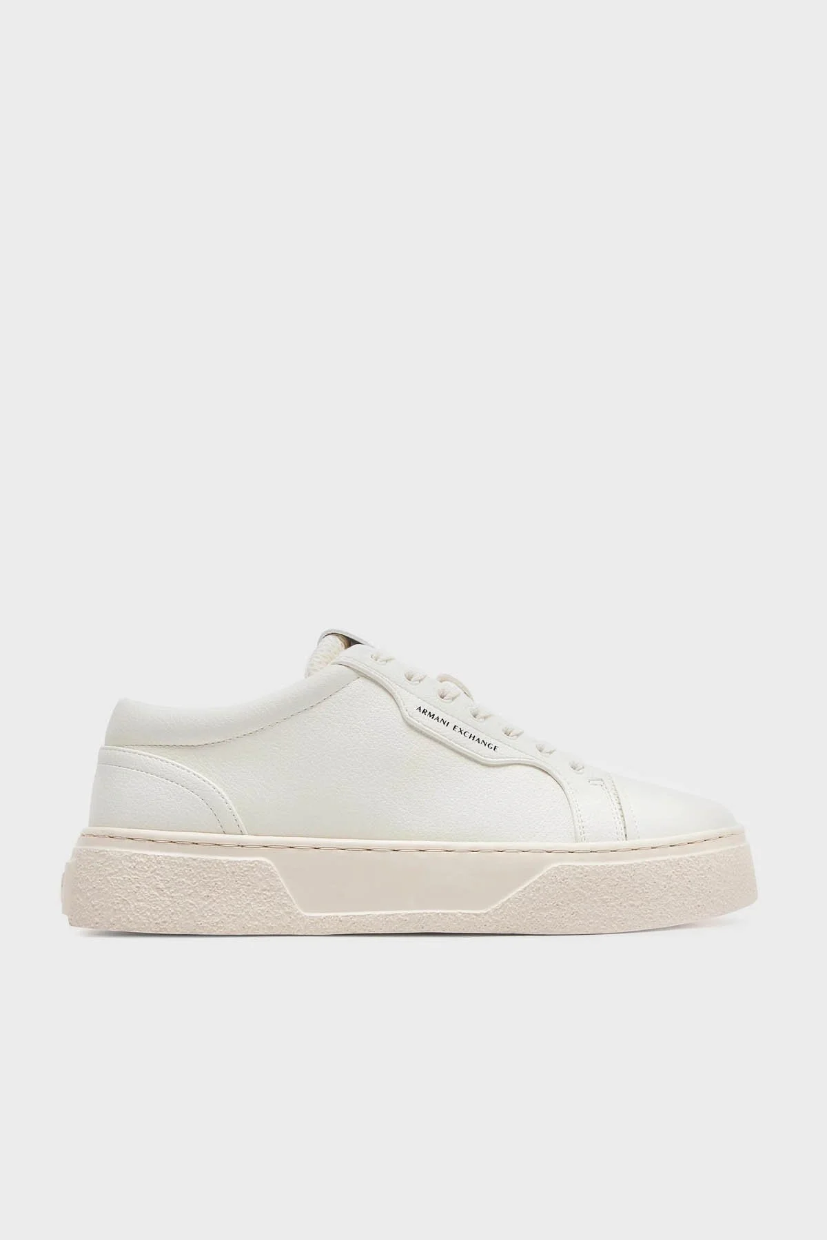 Armani Exchange Logolu Sneaker Erkek Ayakkabı XUX195 XV794 00894 BEYAZ - 1