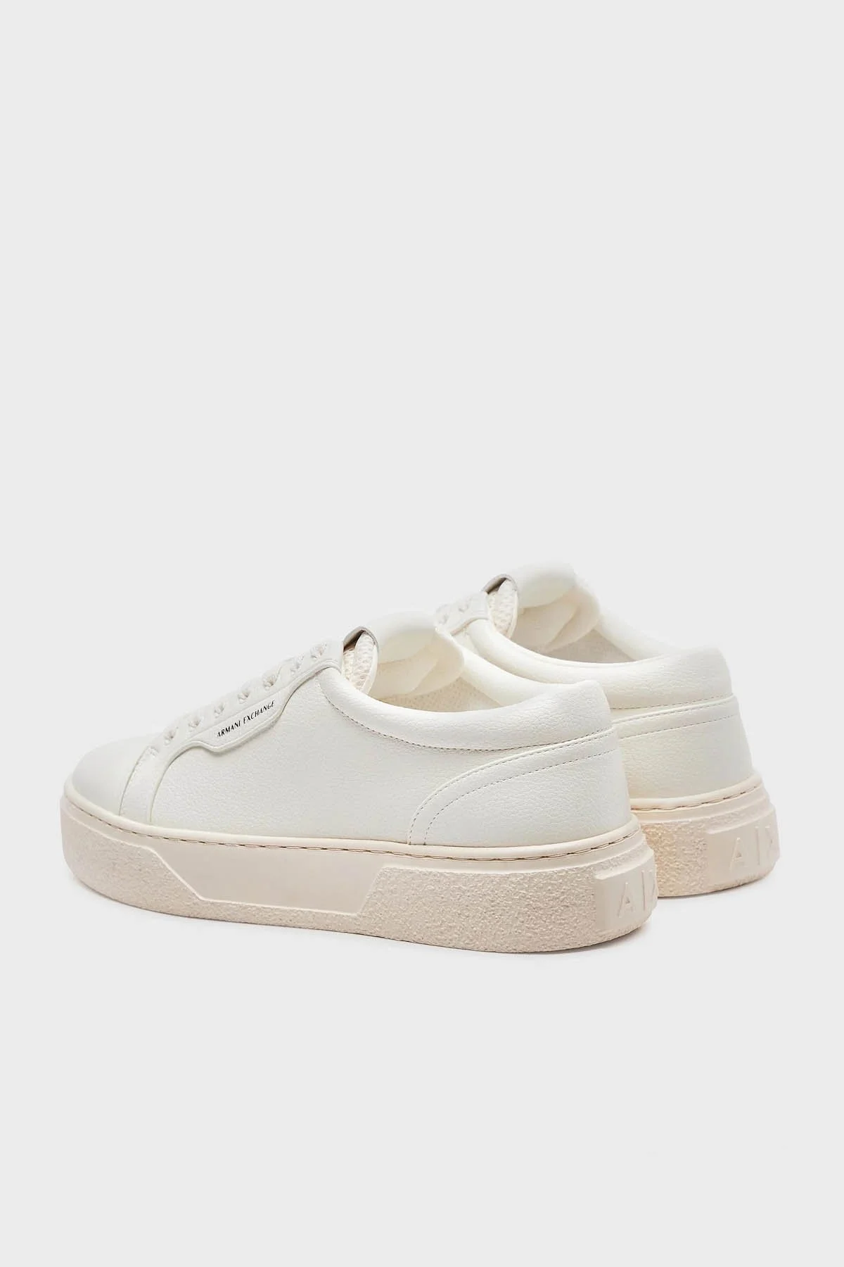 Armani Exchange Logolu Sneaker Erkek Ayakkabı XUX195 XV794 00894 BEYAZ - 3