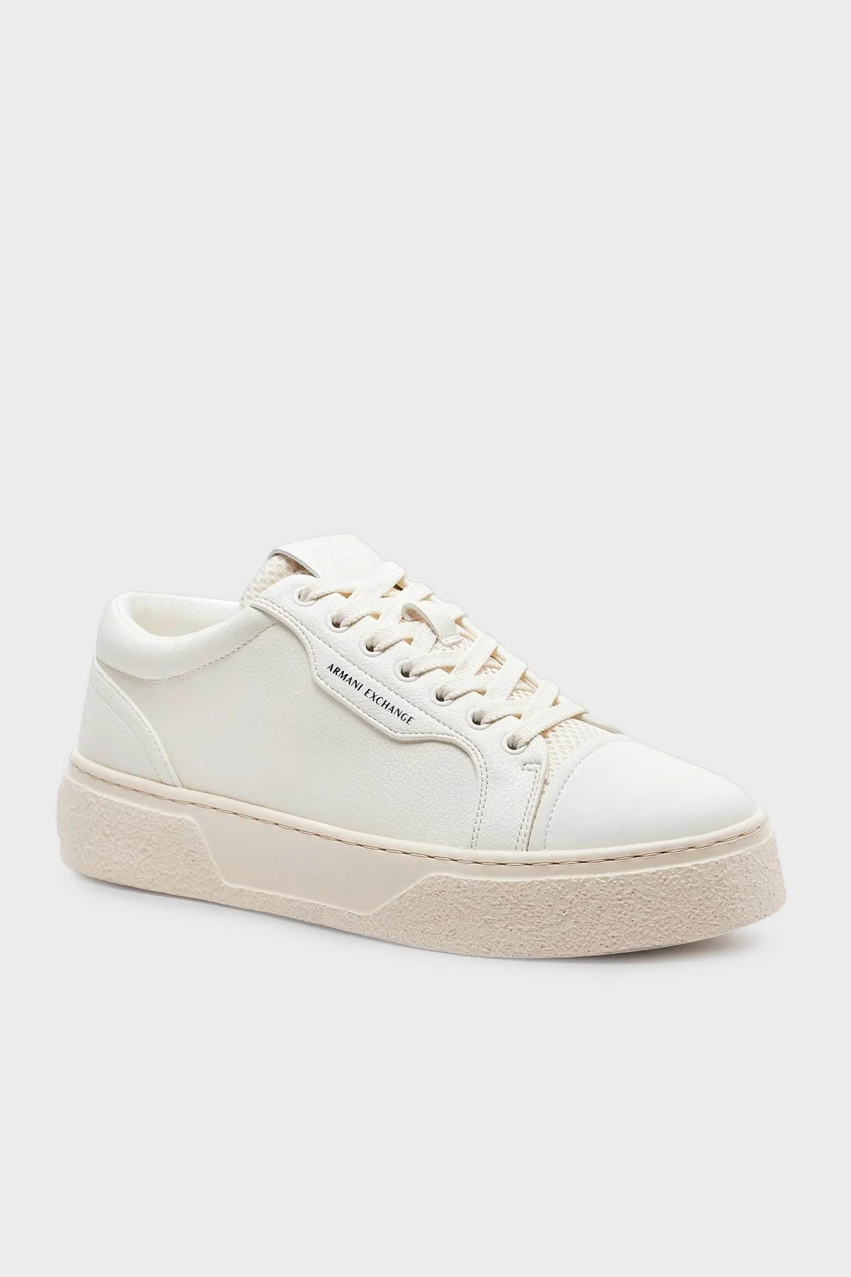 Armani Exchange Logolu Sneaker Erkek Ayakkabı XUX195 XV794 00894 BEYAZ - 6