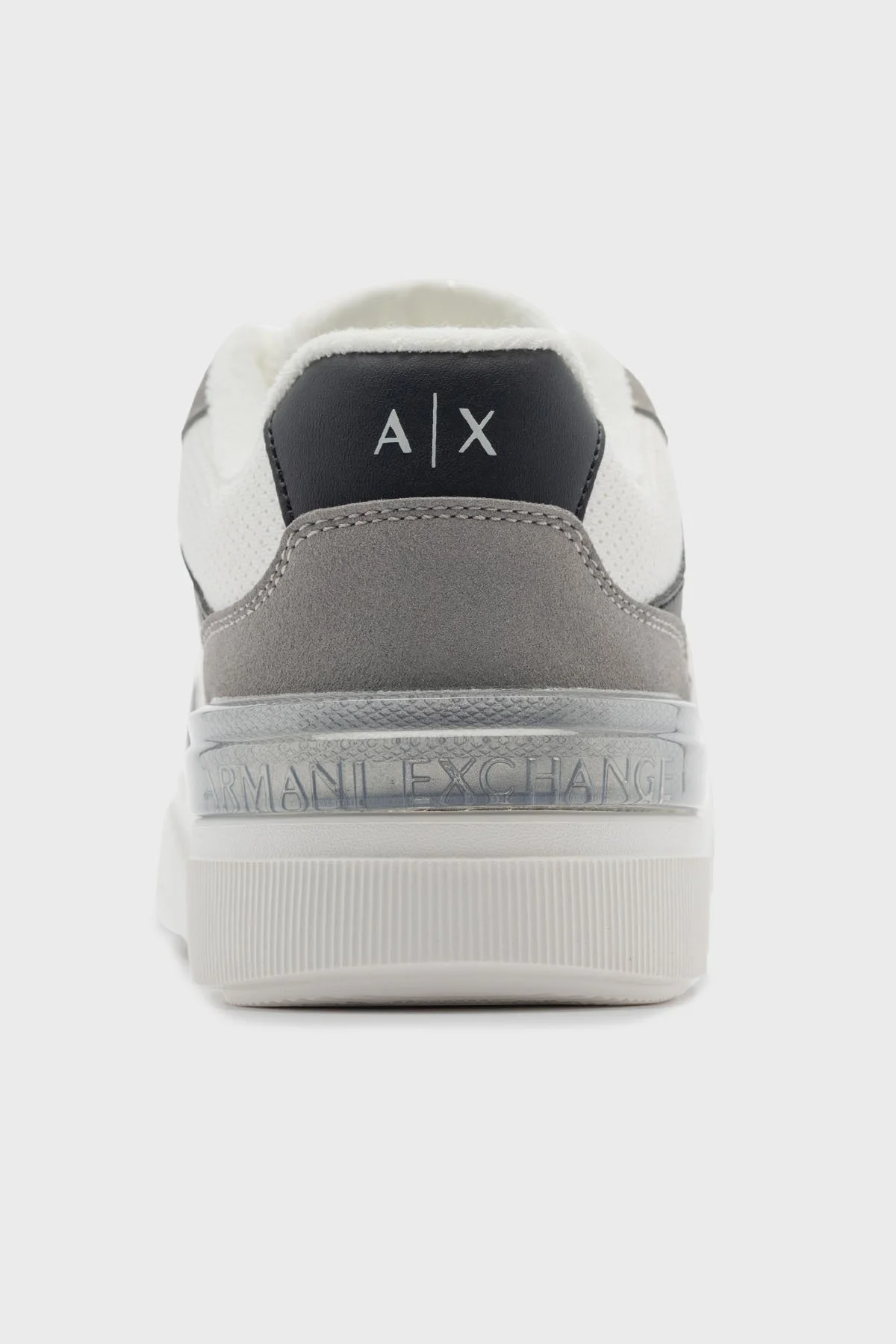 Armani Exchange Logolu Sneaker Erkek Ayakkabı XUX218 XV856 N480 BEYAZ-SİYAH - 5