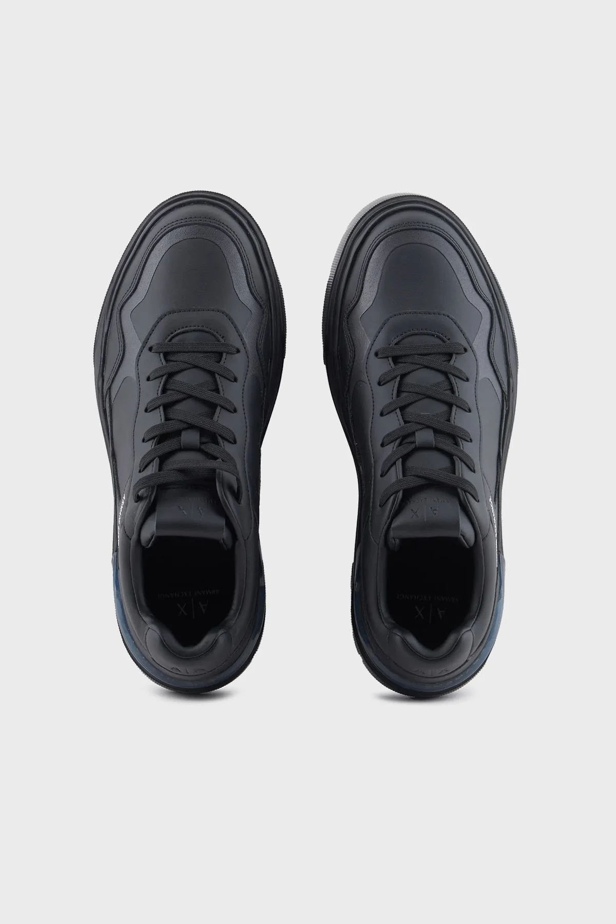 Armani Exchange Logolu Sneaker Erkek Ayakkabı XUX219 XV857 00002 SİYAH - 3