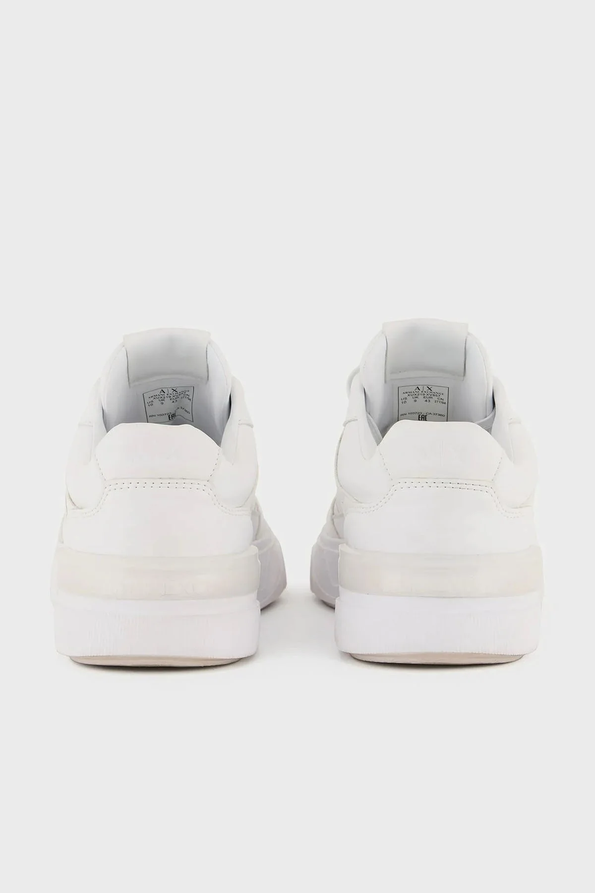 Armani Exchange Logolu Sneaker Erkek Ayakkabı XUX219 XV857 01015 BEYAZ - 10