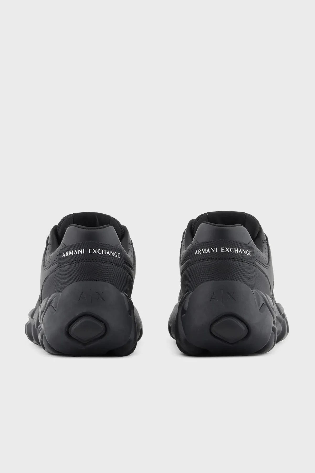 Armani Exchange Logolu Sneaker Erkek Ayakkabı XUX234 XV872 00002 SİYAH - 4