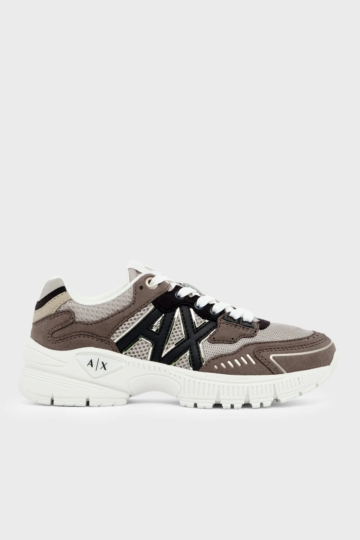 Armani Exchange Logolu Sneaker Kadın Ayakkabı XW002153 AF22757 M6459 Taba-kahve - 1
