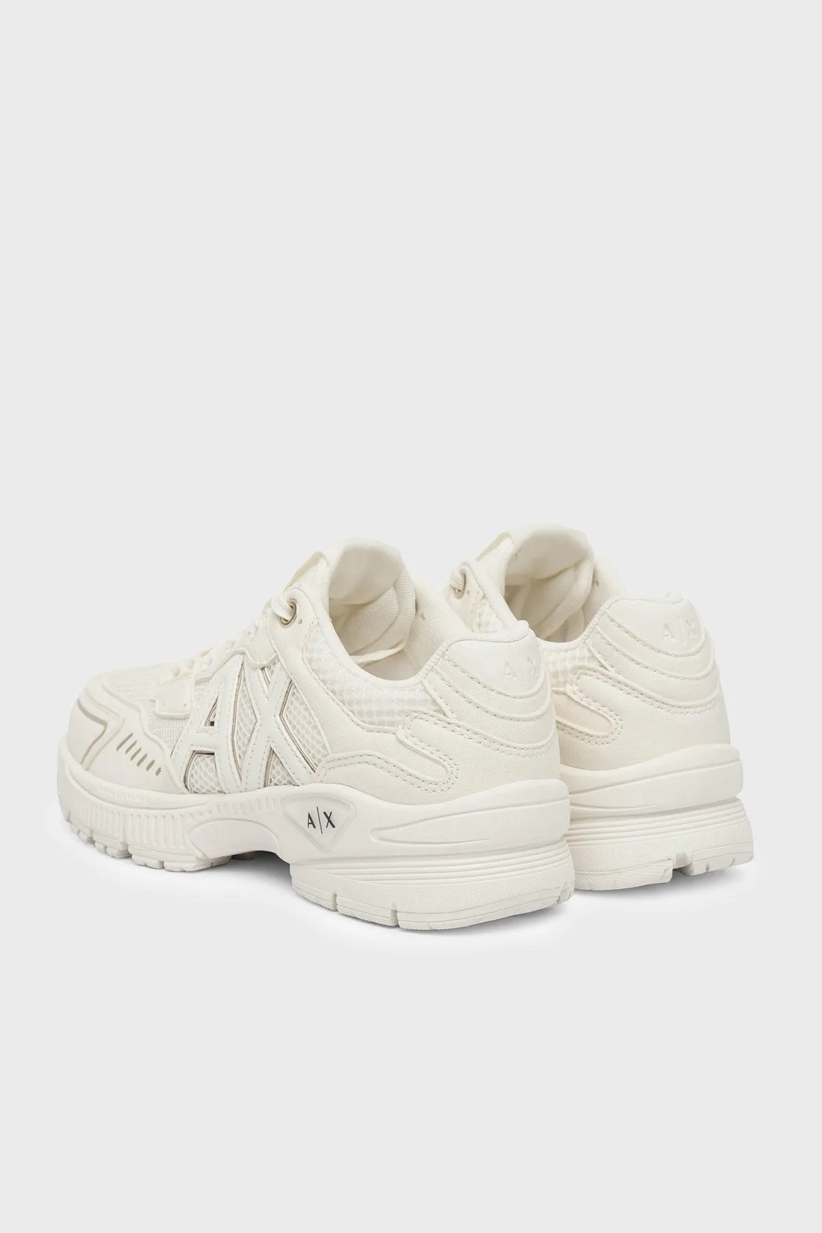 Armani Exchange Logolu Sneaker Kadın Ayakkabı XW002153 AF22757 MZ128 BEJ - 3