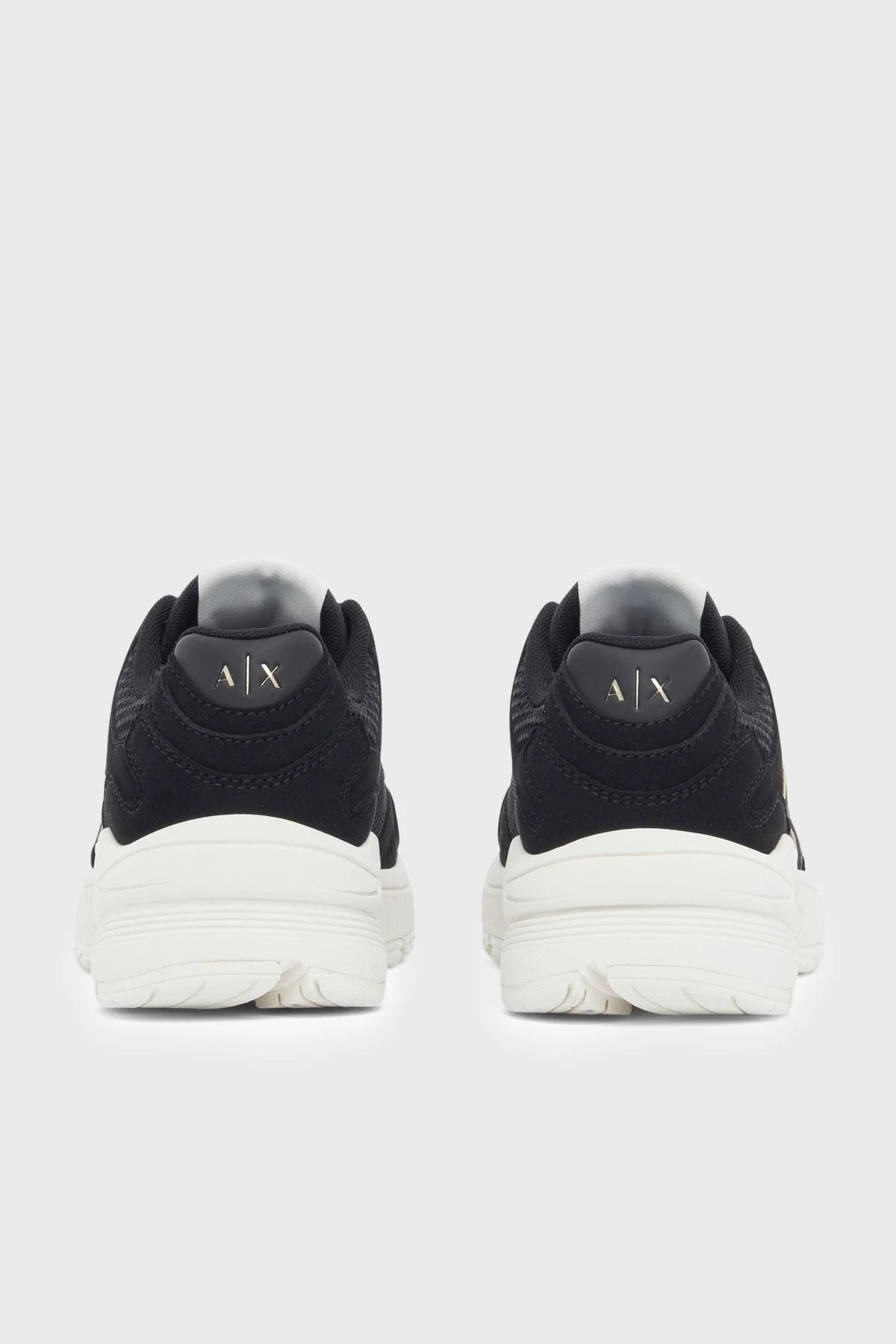 Armani Exchange Logolu Sneaker Kadın Ayakkabı XW002153 AF22757 MZ815 Siyah-gold - 4