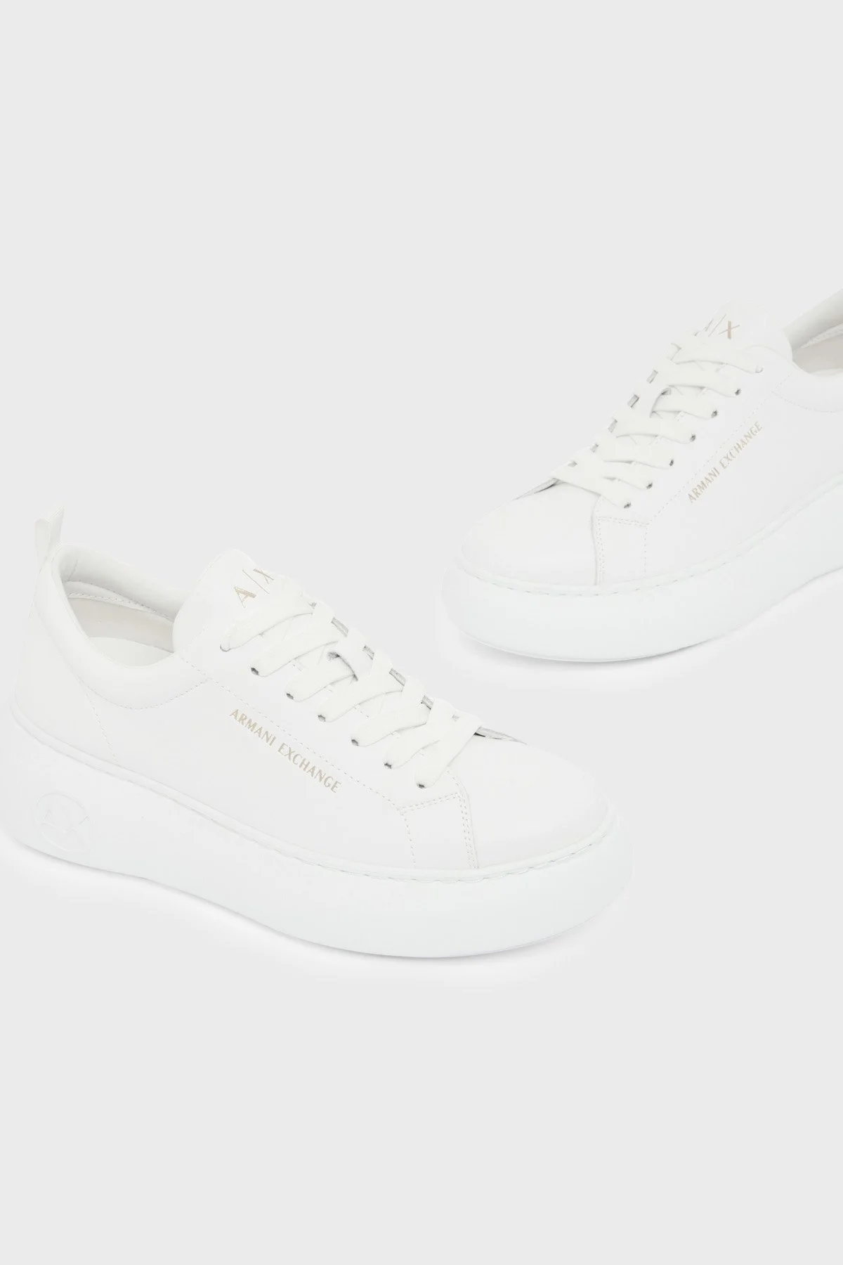 Armani Exchange Logolu Sneaker Kadın Ayakkabı XW002790 AF11912 U0002 BEYAZ - 4