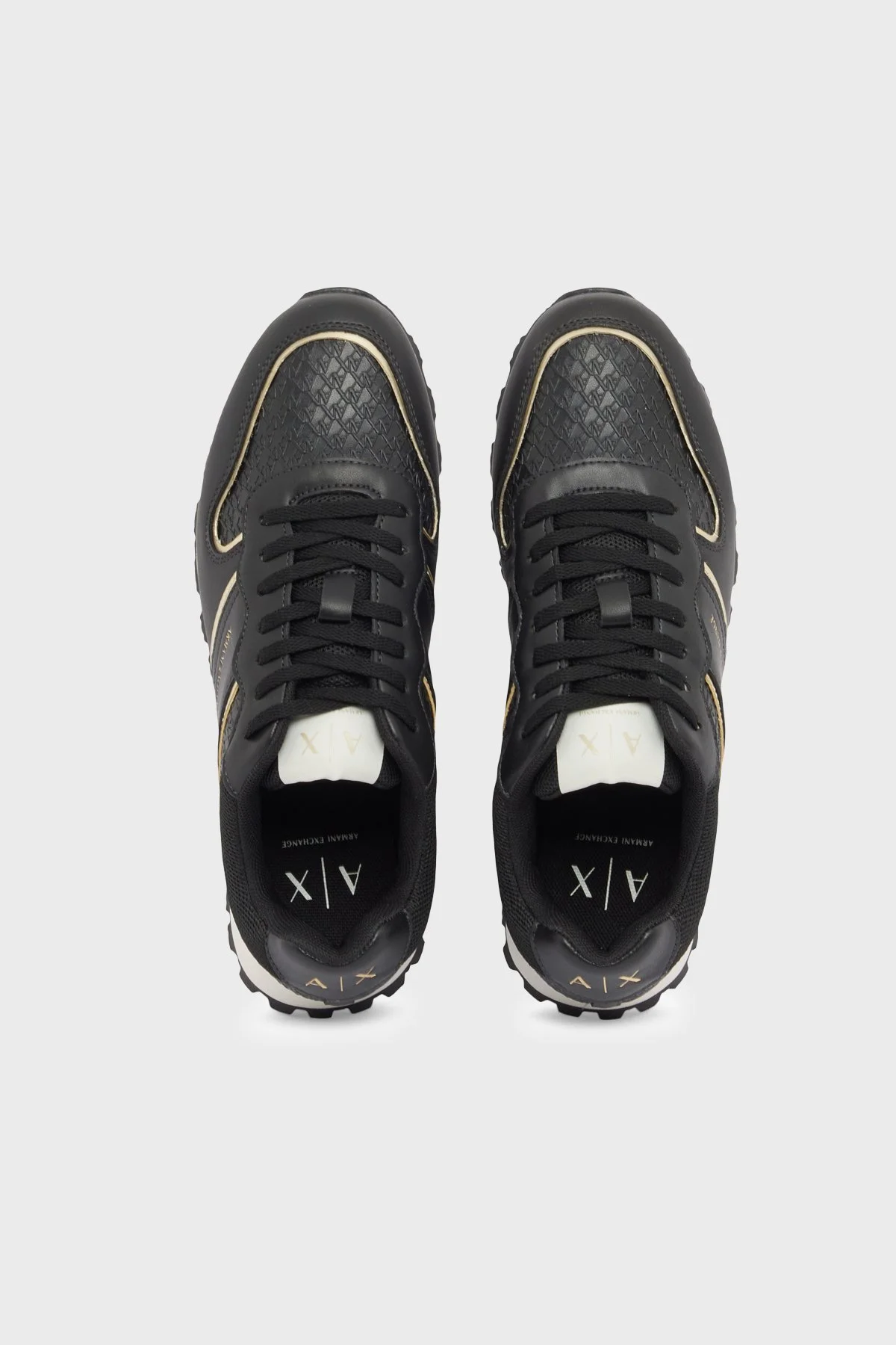 Armani Exchange Logolu Sneaker Kadın Ayakkabı XW002795 AF23061 MC077 SİYAH - 4