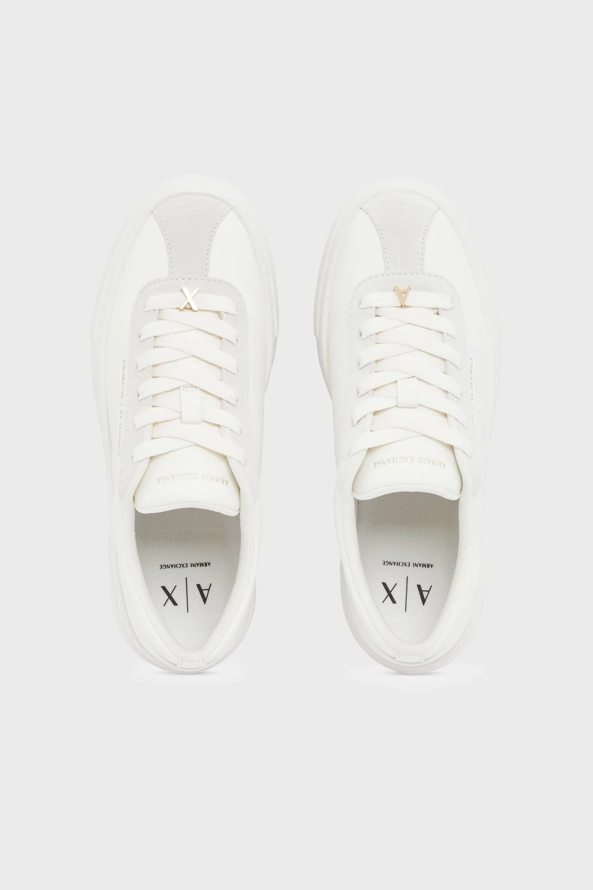 Armani Exchange Logolu Sneaker Kadın Ayakkabı XW003065 AF28674 U0011 Beyaz - 3