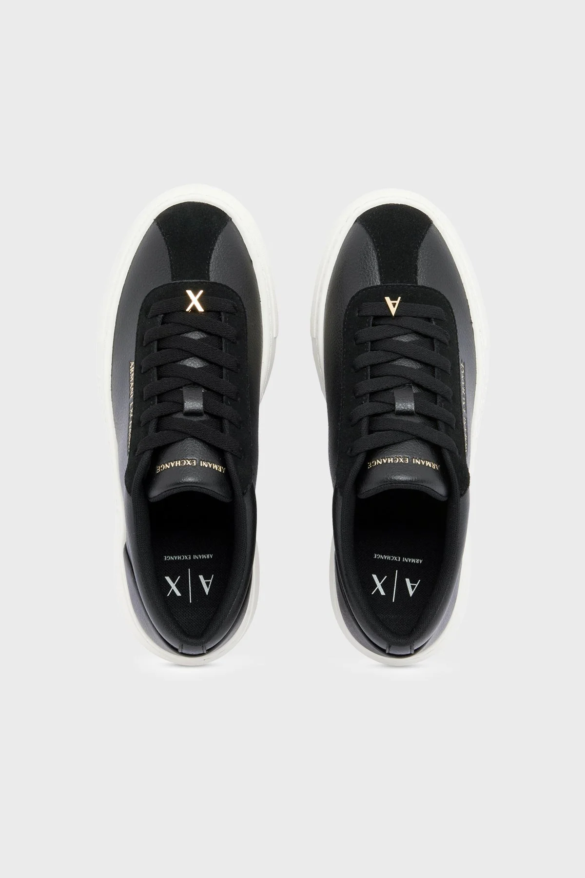 Armani Exchange Logolu Sneaker Kadın Ayakkabı XW003065 AF28674 UC001 Siyah - 3