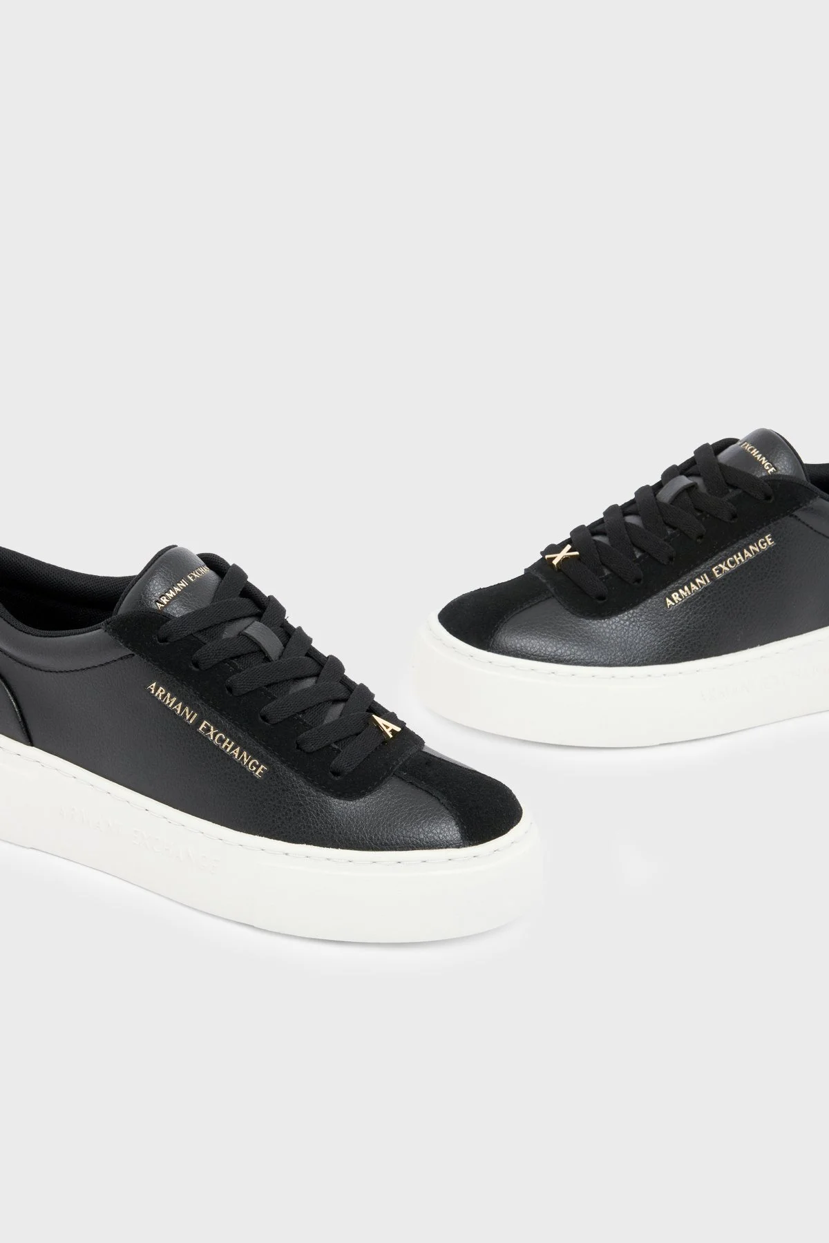 Armani Exchange Logolu Sneaker Kadın Ayakkabı XW003065 AF28674 UC001 Siyah - 5