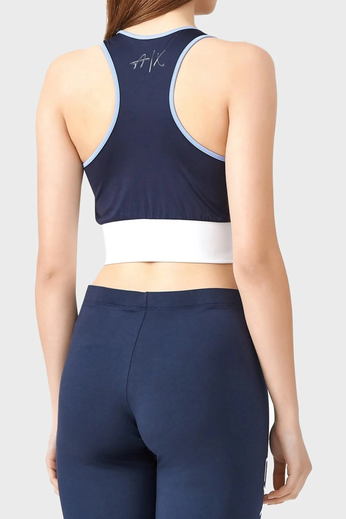 Armani Exchange Logolu Spor Bayan Sütyen 3RYMED YJDKZ 65AL LACİVERT - 3