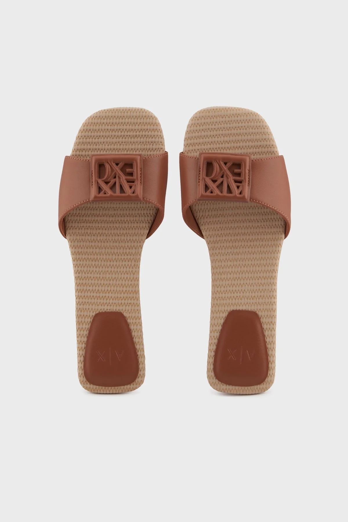 Armani Exchange Logolu Tek Bantlı Bayan Terlik XDP055 XV921 01816 CAMEL - 9