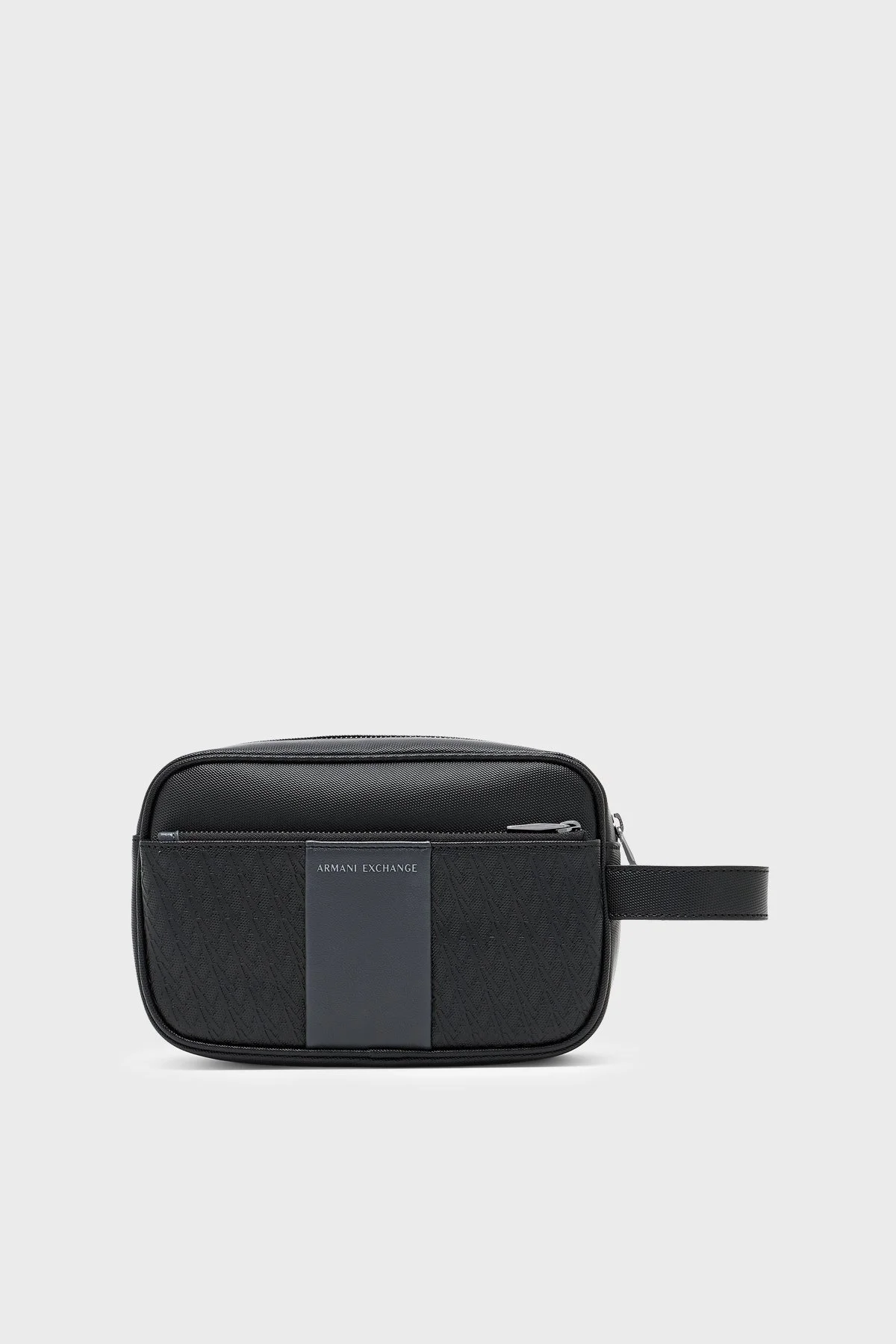Armani Exchange Logolu Tek Saplı Erkek Çanta XM003601 AF26691 MC028 Siyah-gri - 1