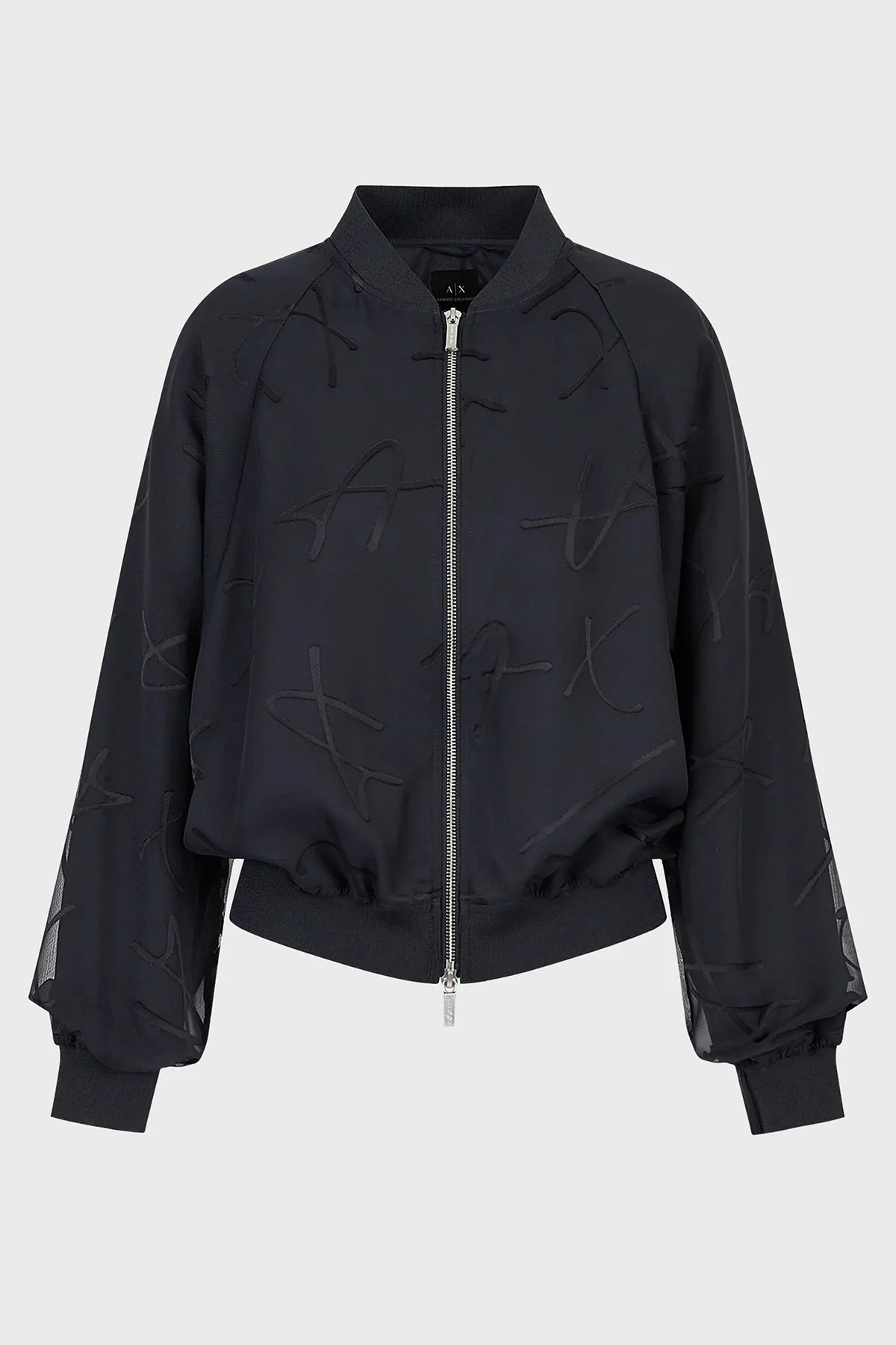 Armani Exchange Logolu Tül Detaylı Mevsimlik İnce Bayan Mont 3RYB20 YN2KZ 15CO SİYAH - 5