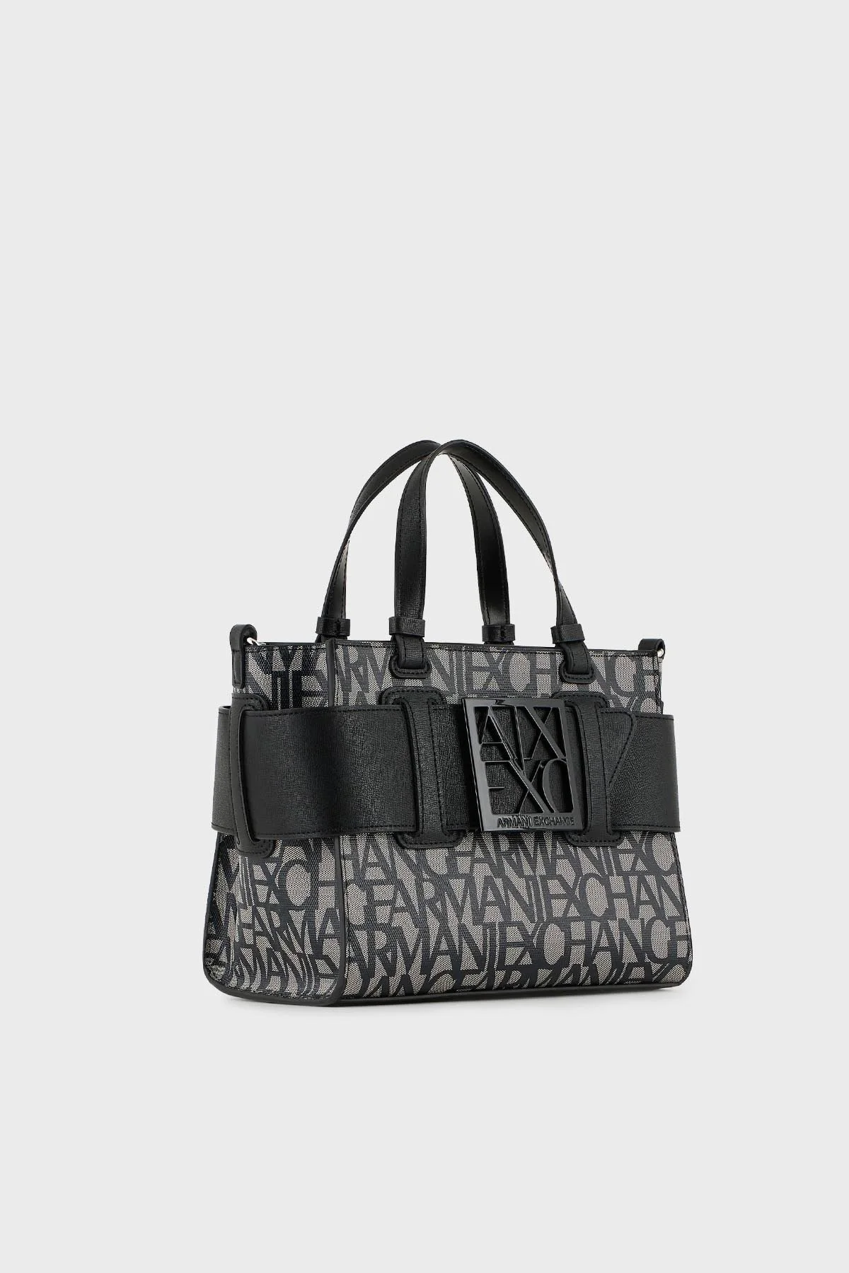 Armani Exchange Logolu Uzatma Askılı Kadın Çanta 942690 3F742 00850 Siyah-gri - 6