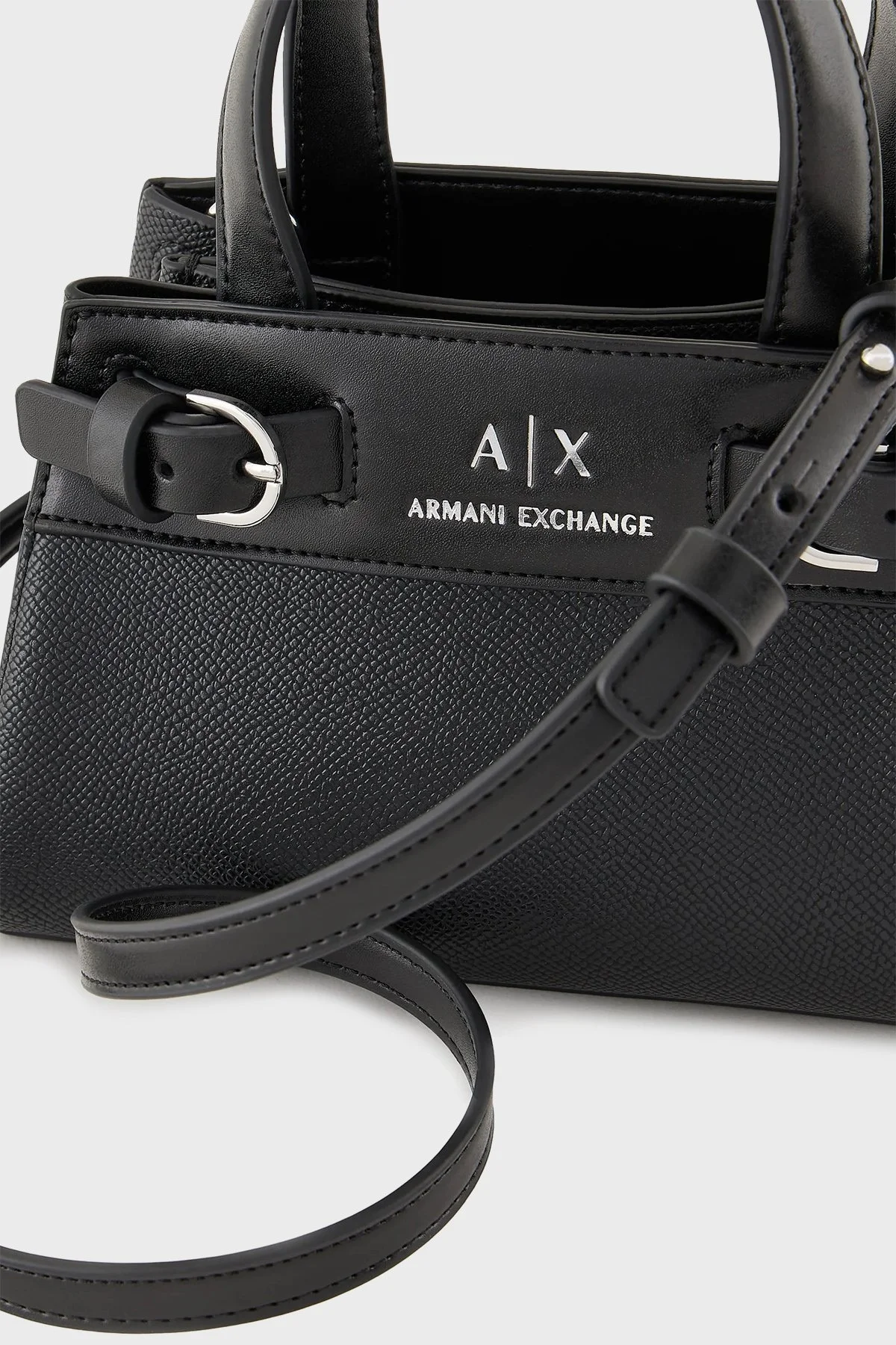 Armani Exchange Logolu Uzatma Askılı Bayan Çanta 949134 4R755 00020 SİYAH - 5