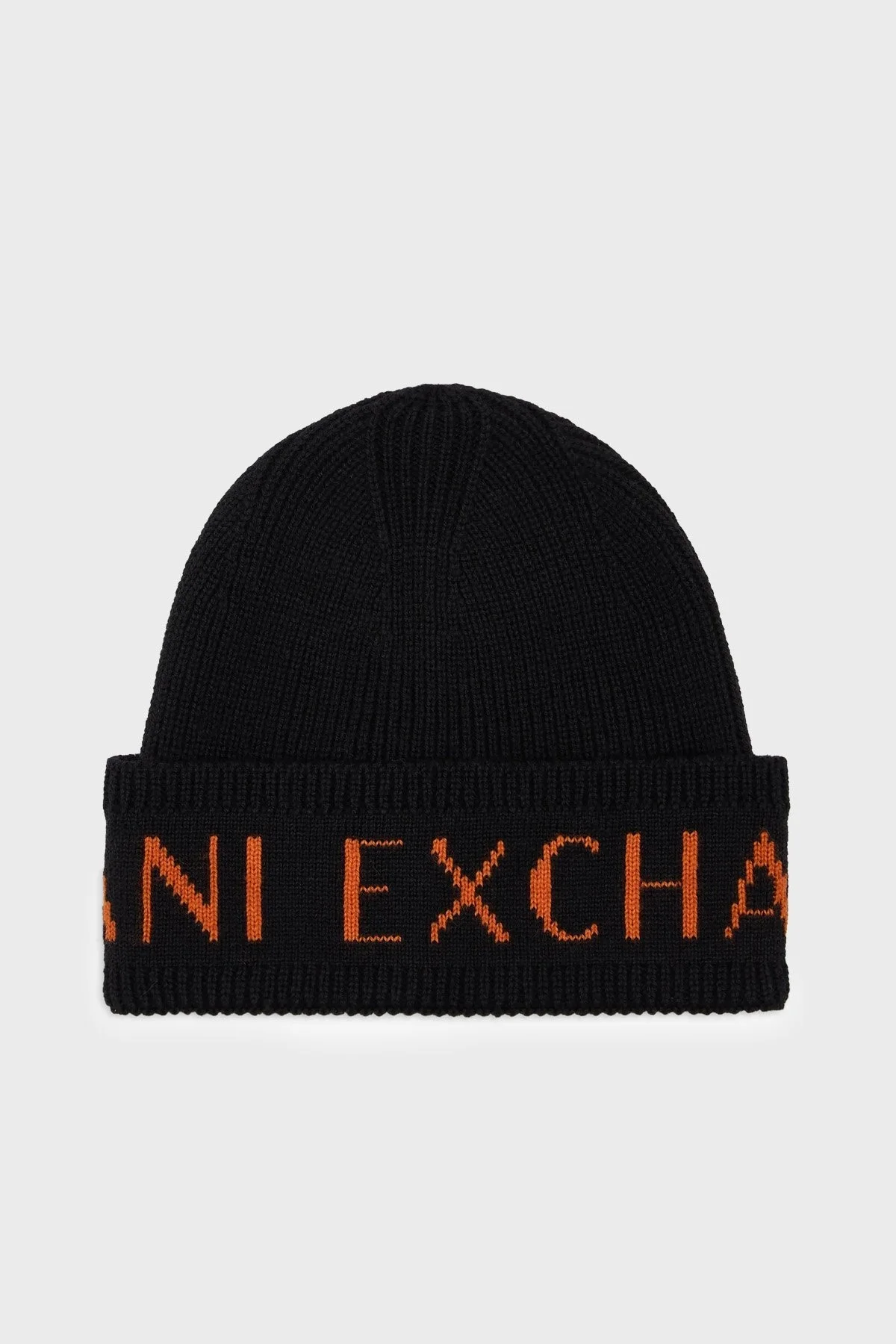 Armani Exchange Logolu Yün Karışımlı Erkek Bere 954661 3F301 03620 SİYAH - 1